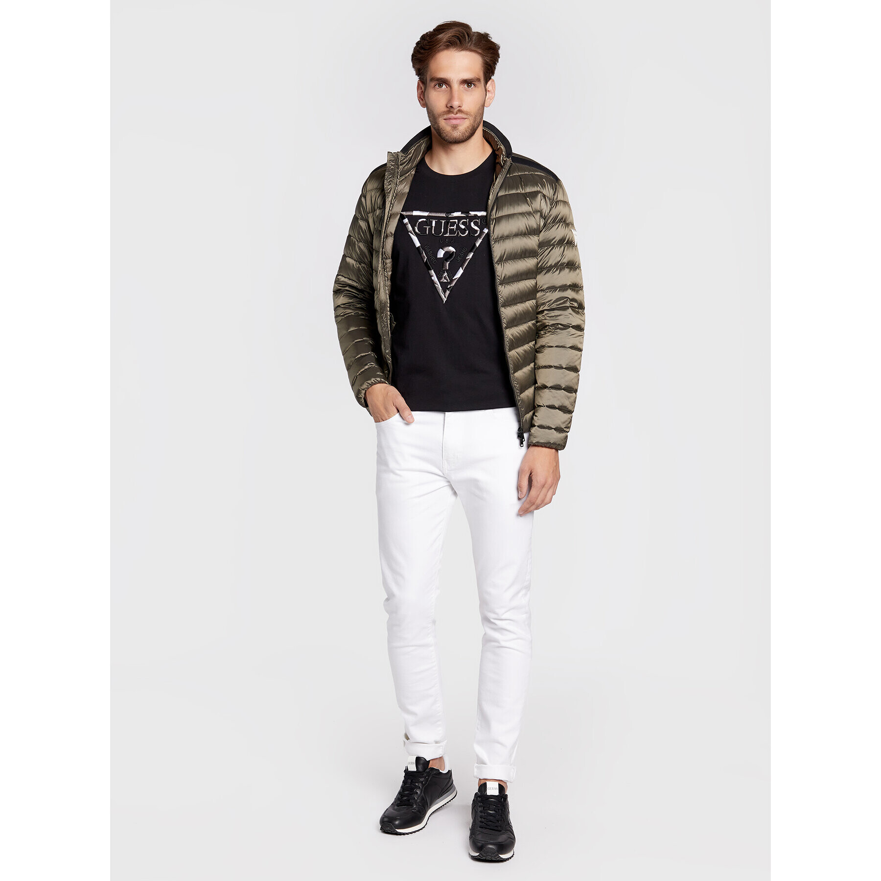 Guess Тишърт Gad M2BI33 K8FQ4 Черен Regular Fit - Pepit.bg