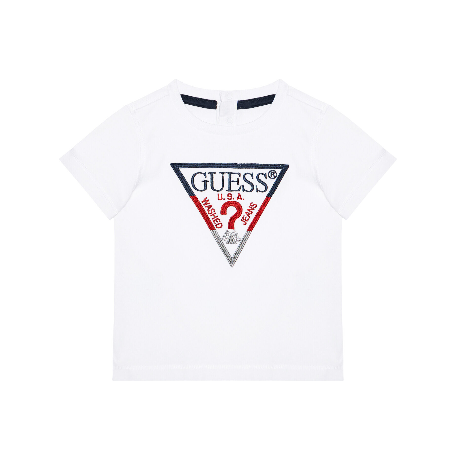 Guess Тишърт H1RT06 K8HM0 Бял Regular Fit - Pepit.bg