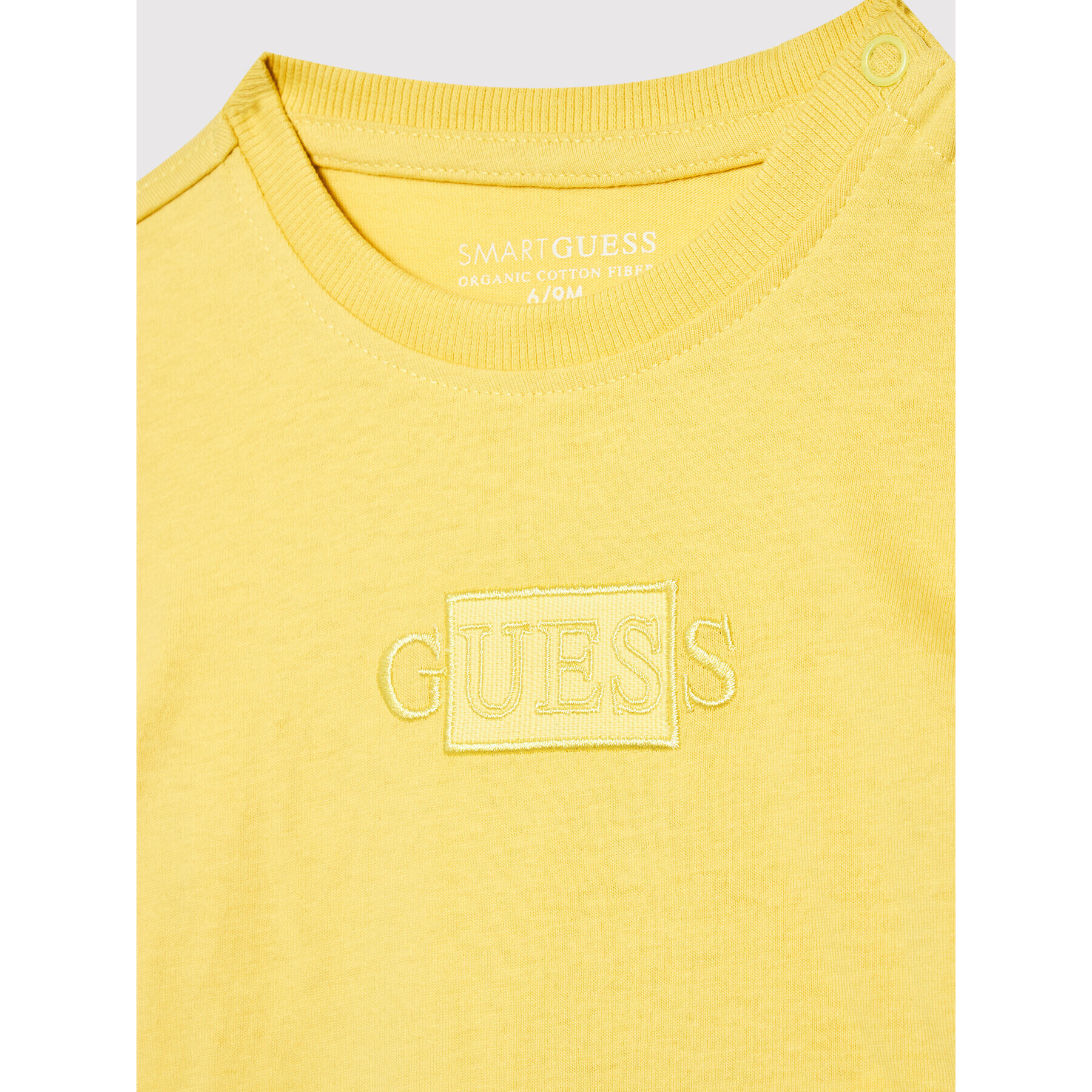 Guess Тишърт H2GI01 I3Z11 Жълт Regular Fit - Pepit.bg