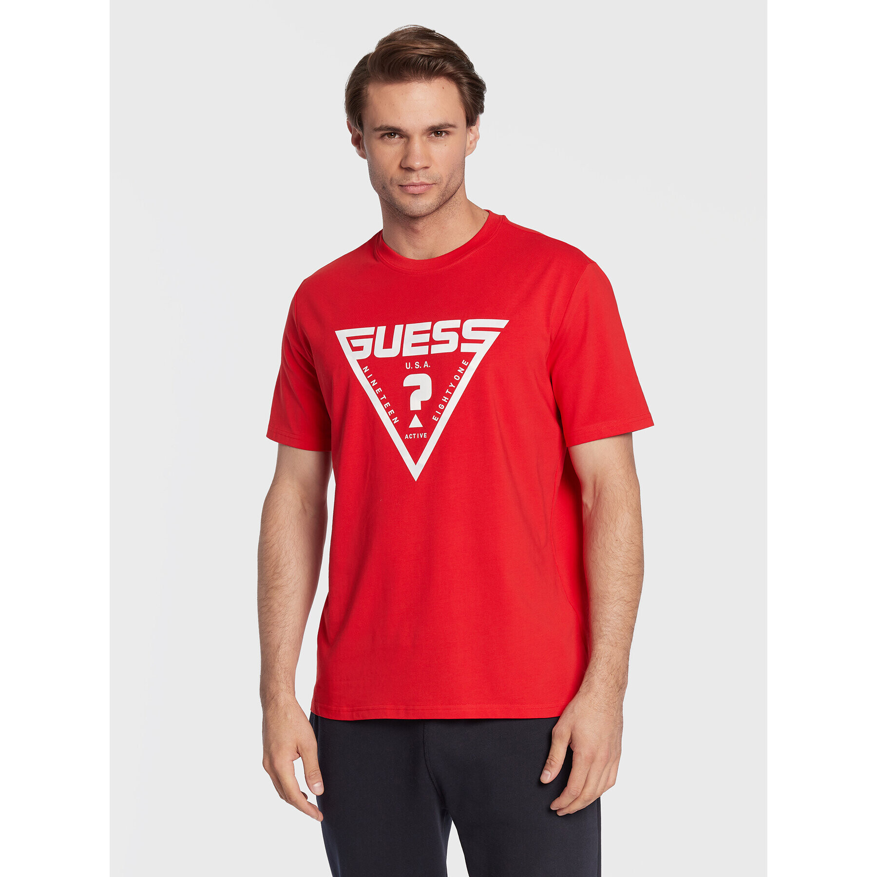 Guess Тишърт Hardy Z2BI07 J1314 Червен Regular Fit - Pepit.bg