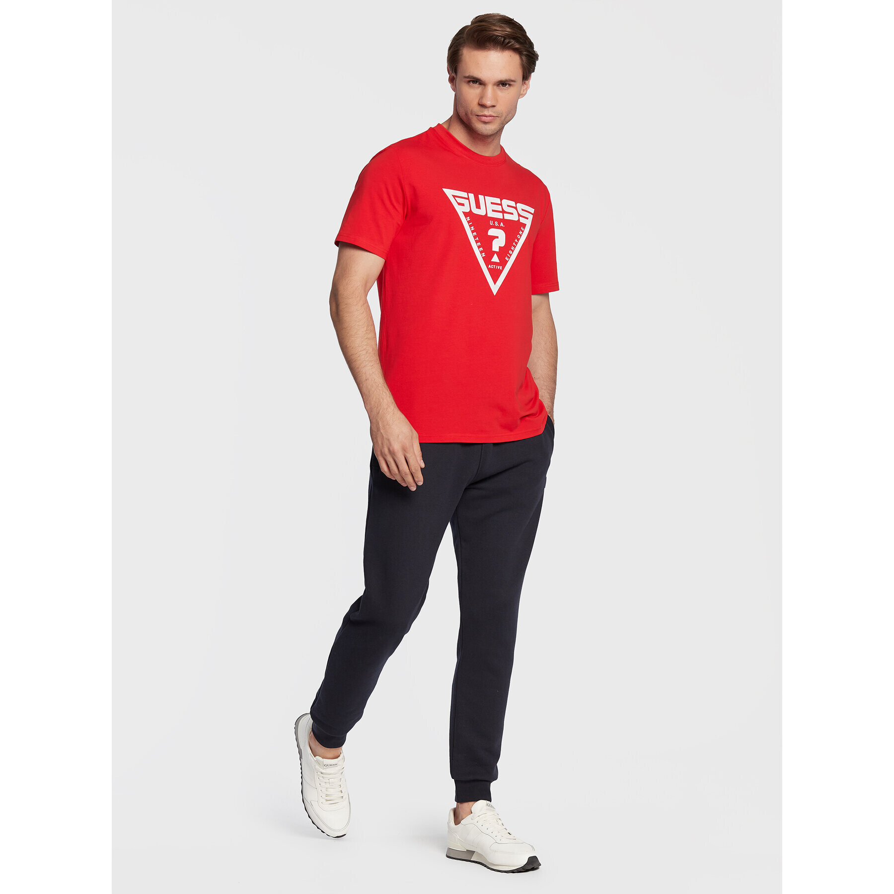 Guess Тишърт Hardy Z2BI07 J1314 Червен Regular Fit - Pepit.bg
