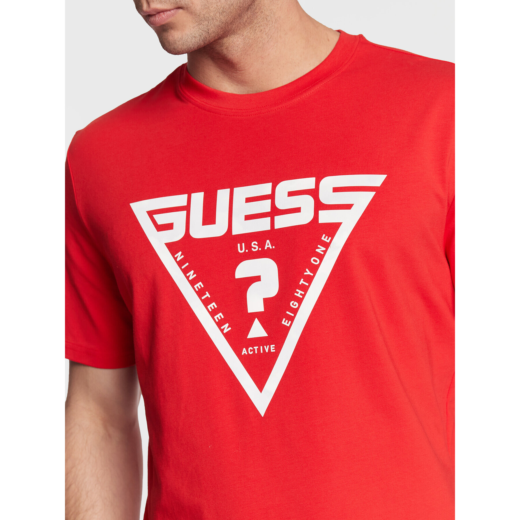 Guess Тишърт Hardy Z2BI07 J1314 Червен Regular Fit - Pepit.bg