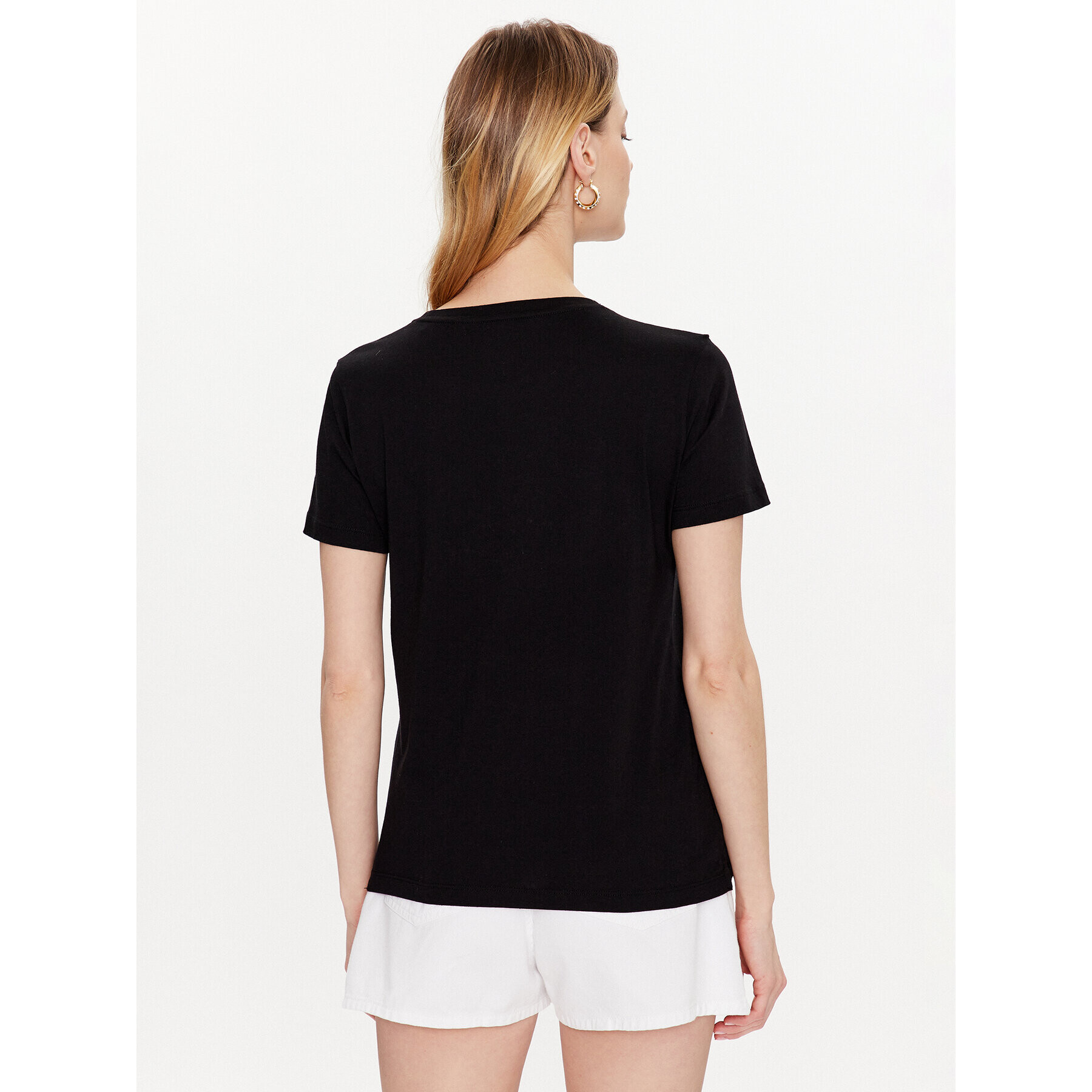 Guess Тишърт Hotel W3GI26 JA914 Черен Regular Fit - Pepit.bg