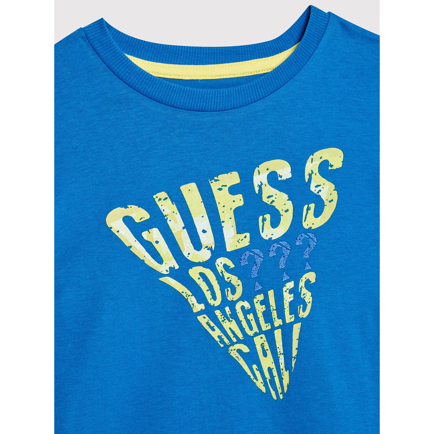 Guess Тишърт I2GI05 K8HM0 Син Regular Fit - Pepit.bg