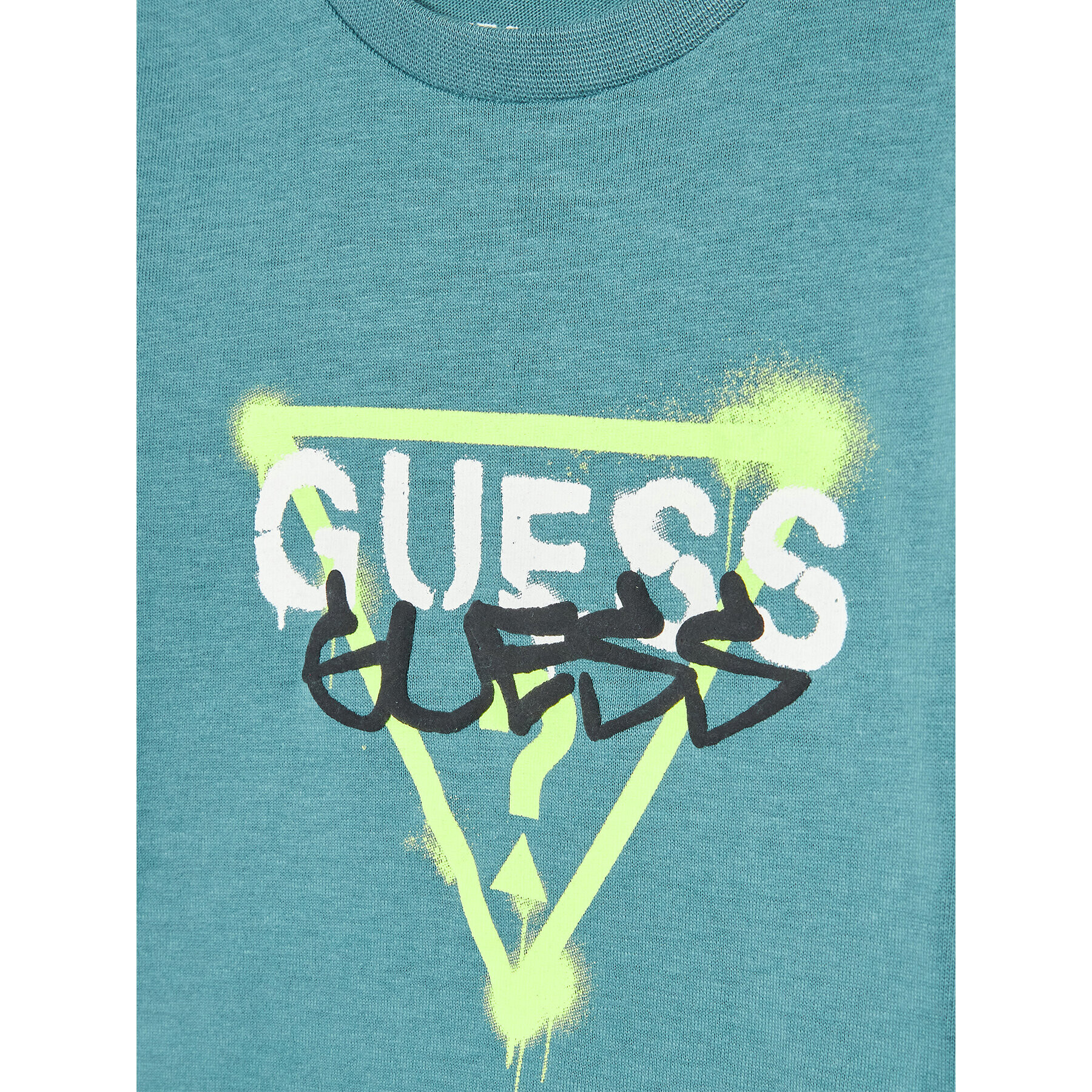 Guess Тишърт I3RI02 K8HM0 Син Regular Fit - Pepit.bg
