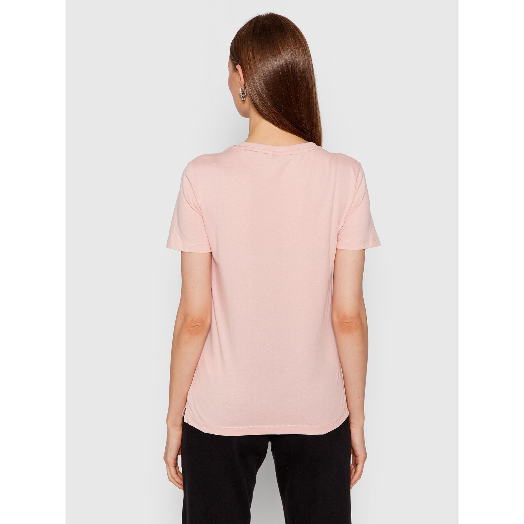Guess Тишърт Icon W1YI0Y I3Z00 Розов Regular Fit - Pepit.bg