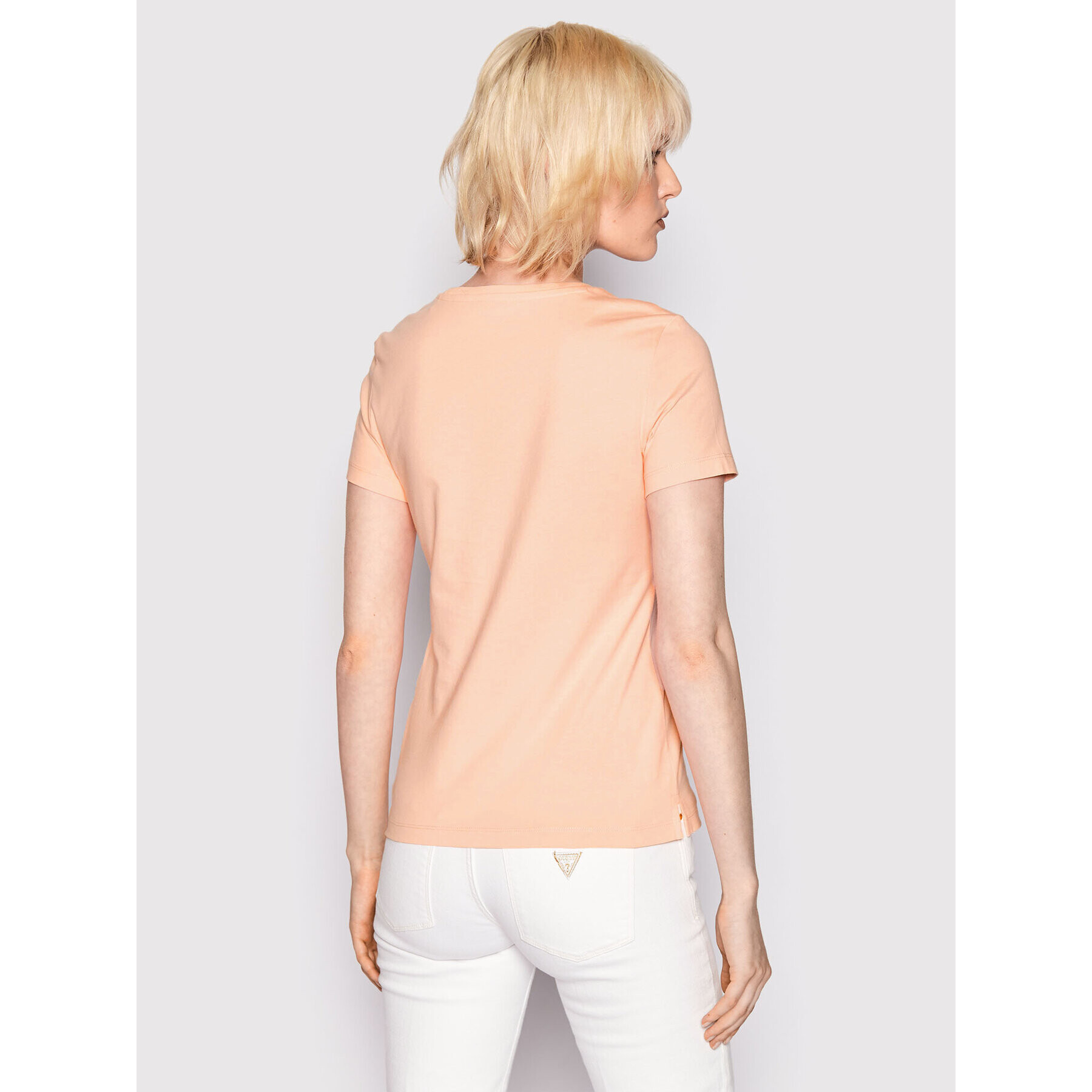 Guess Тишърт Icon W2GI02 I3Z11 Оранжев Regular Fit - Pepit.bg