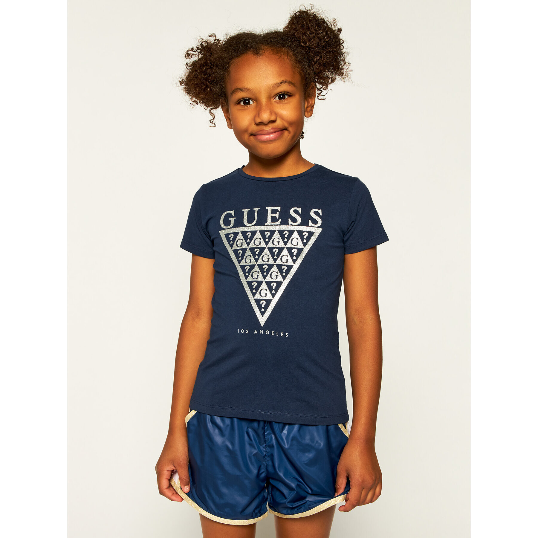 Guess Тишърт J01I20 K82K0 Тъмносин Regular Fit - Pepit.bg