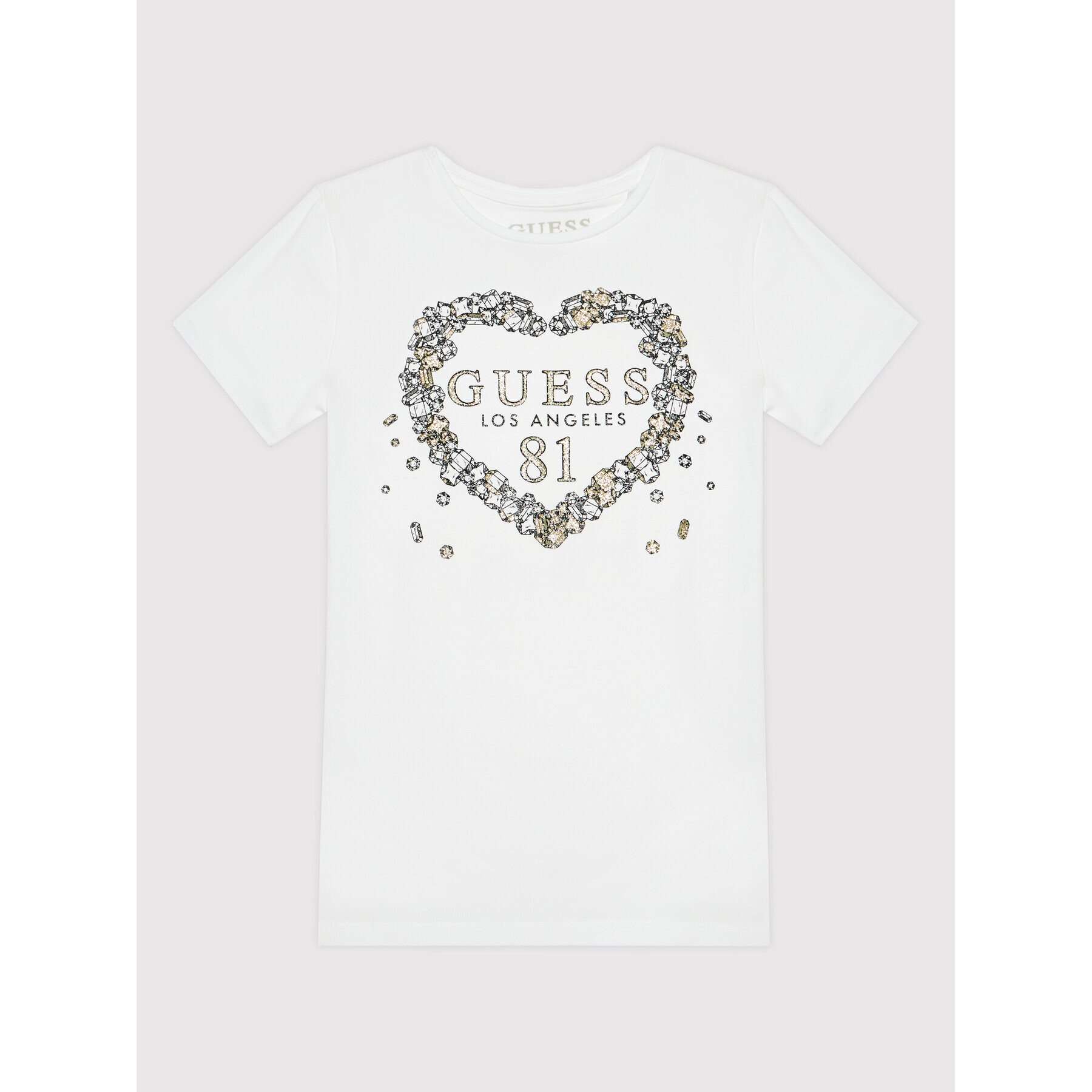 Guess Тишърт J1BI13 J1311 Бял Regular Fit - Pepit.bg