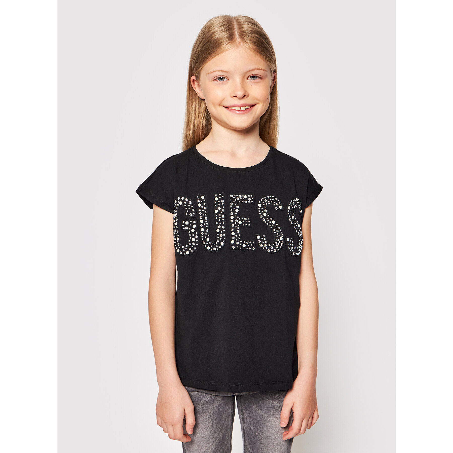 Guess Тишърт J1RI34 K6YW1 Черен Regular Fit - Pepit.bg