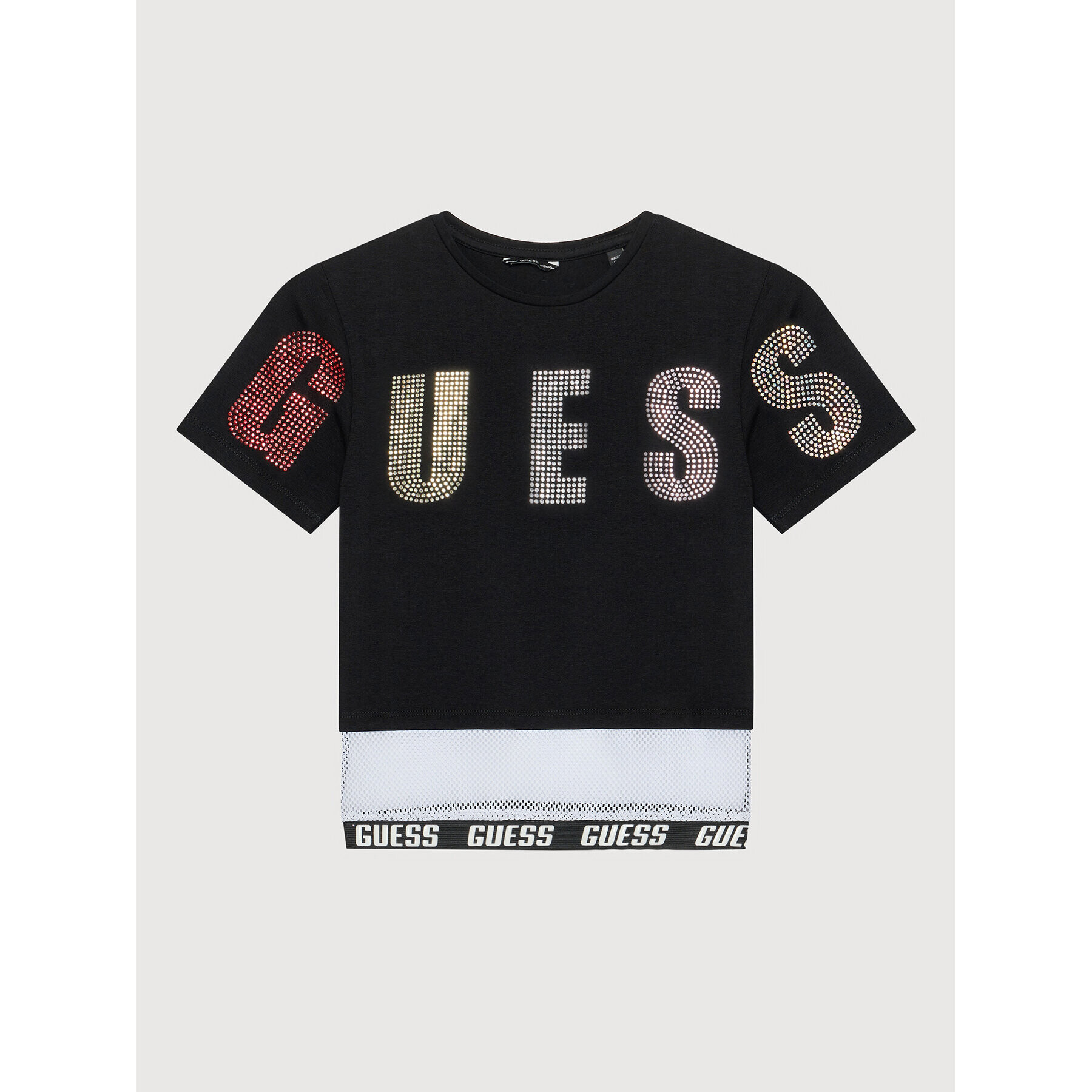 Guess Тишърт J1YI04 K6YW1 Черен Regular Fit - Pepit.bg