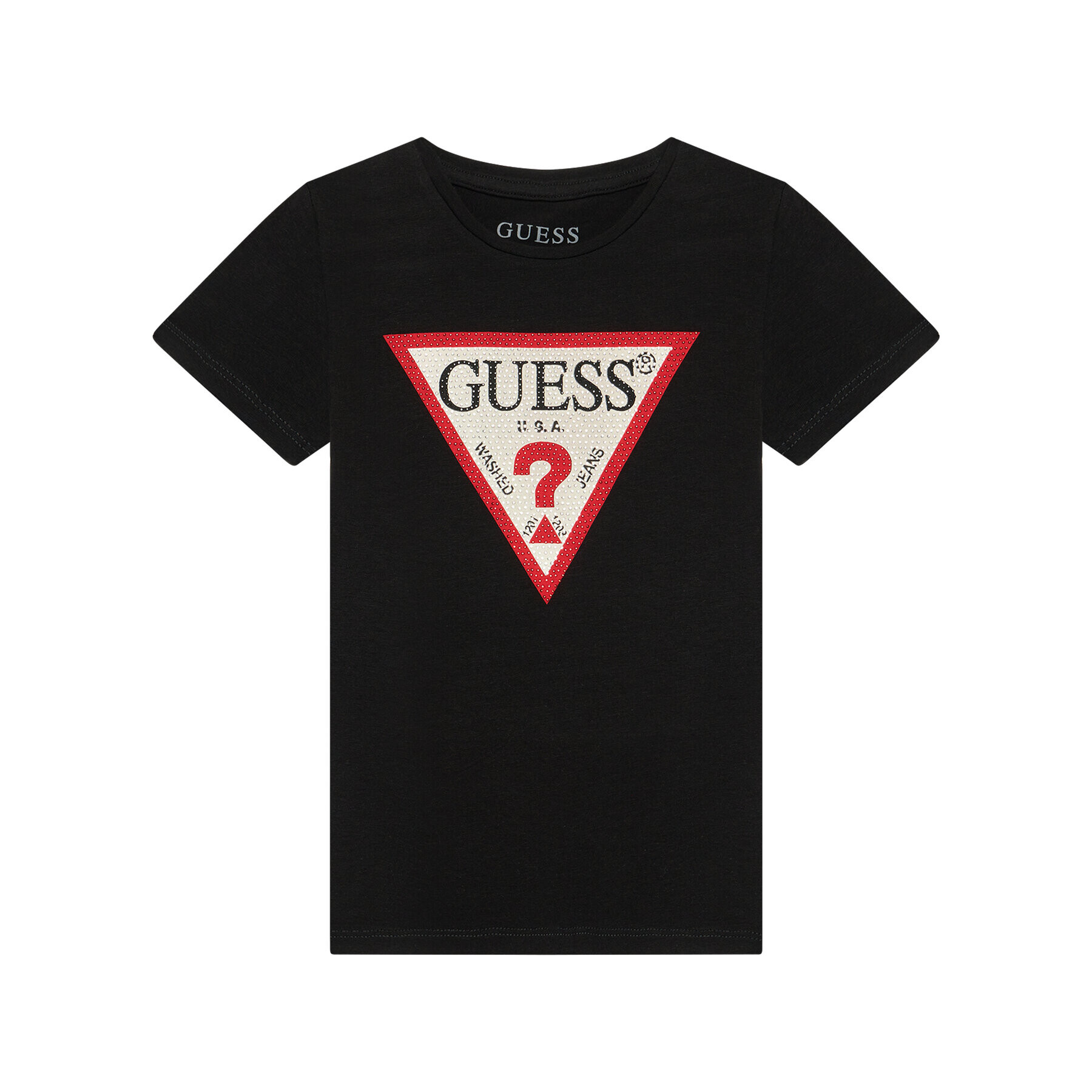 Guess Тишърт J1YI35 K6YW1 Черен Regular Fit - Pepit.bg