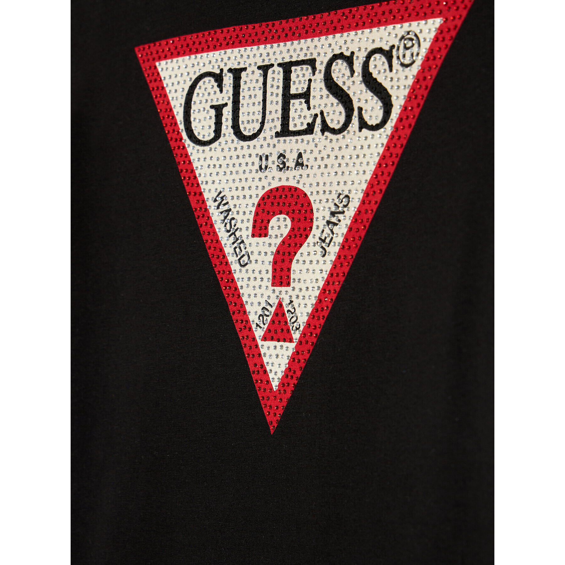 Guess Тишърт J1YI35 K6YW1 Черен Regular Fit - Pepit.bg