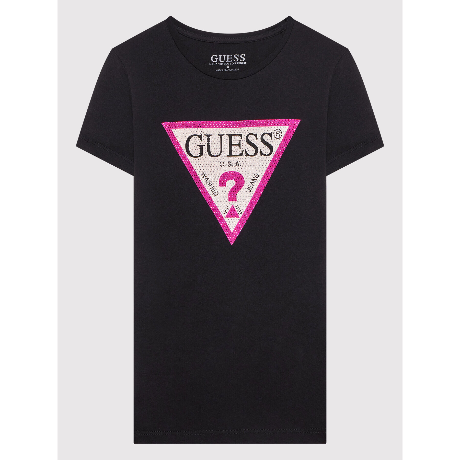 Guess Тишърт J1YI35 K6YW1 Черен Regular Fit - Pepit.bg