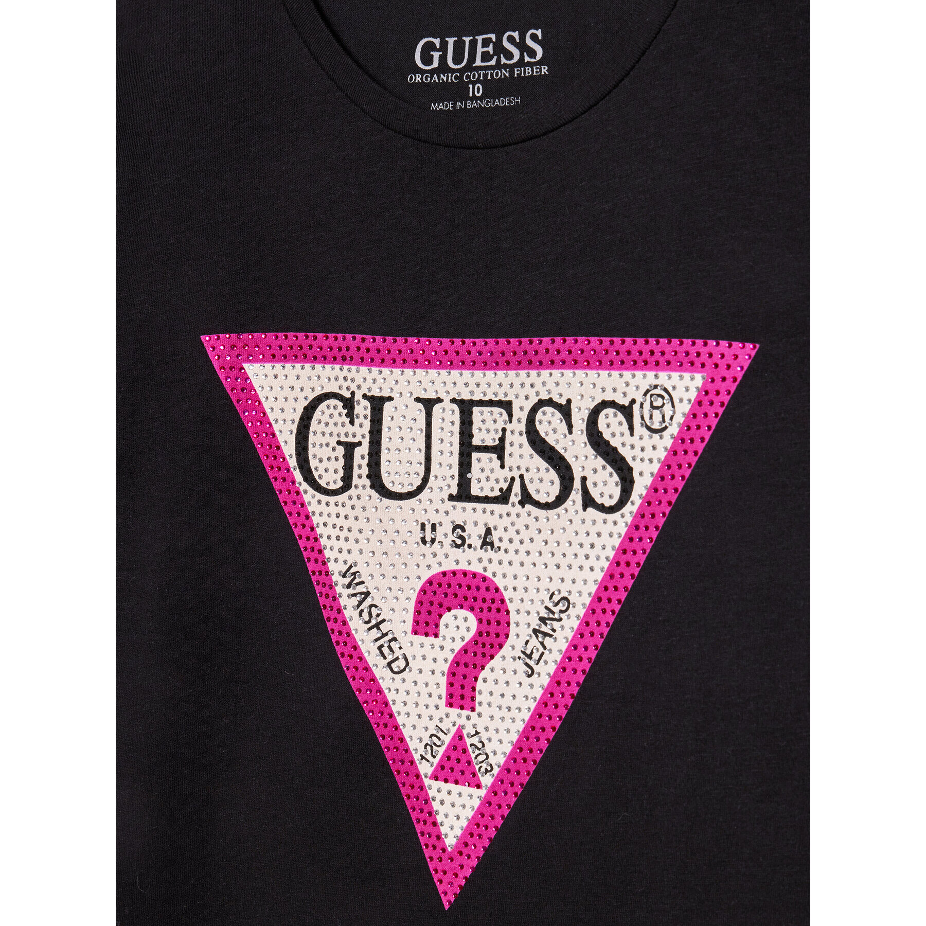 Guess Тишърт J1YI35 K6YW1 Черен Regular Fit - Pepit.bg