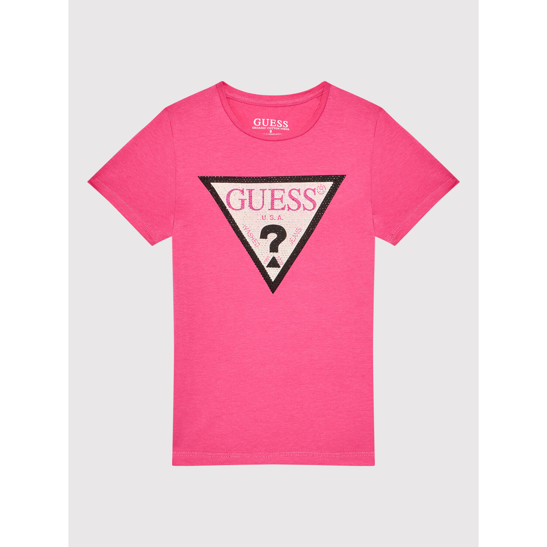 Guess Тишърт J1YI35 K6YW1 Розов Regular Fit - Pepit.bg