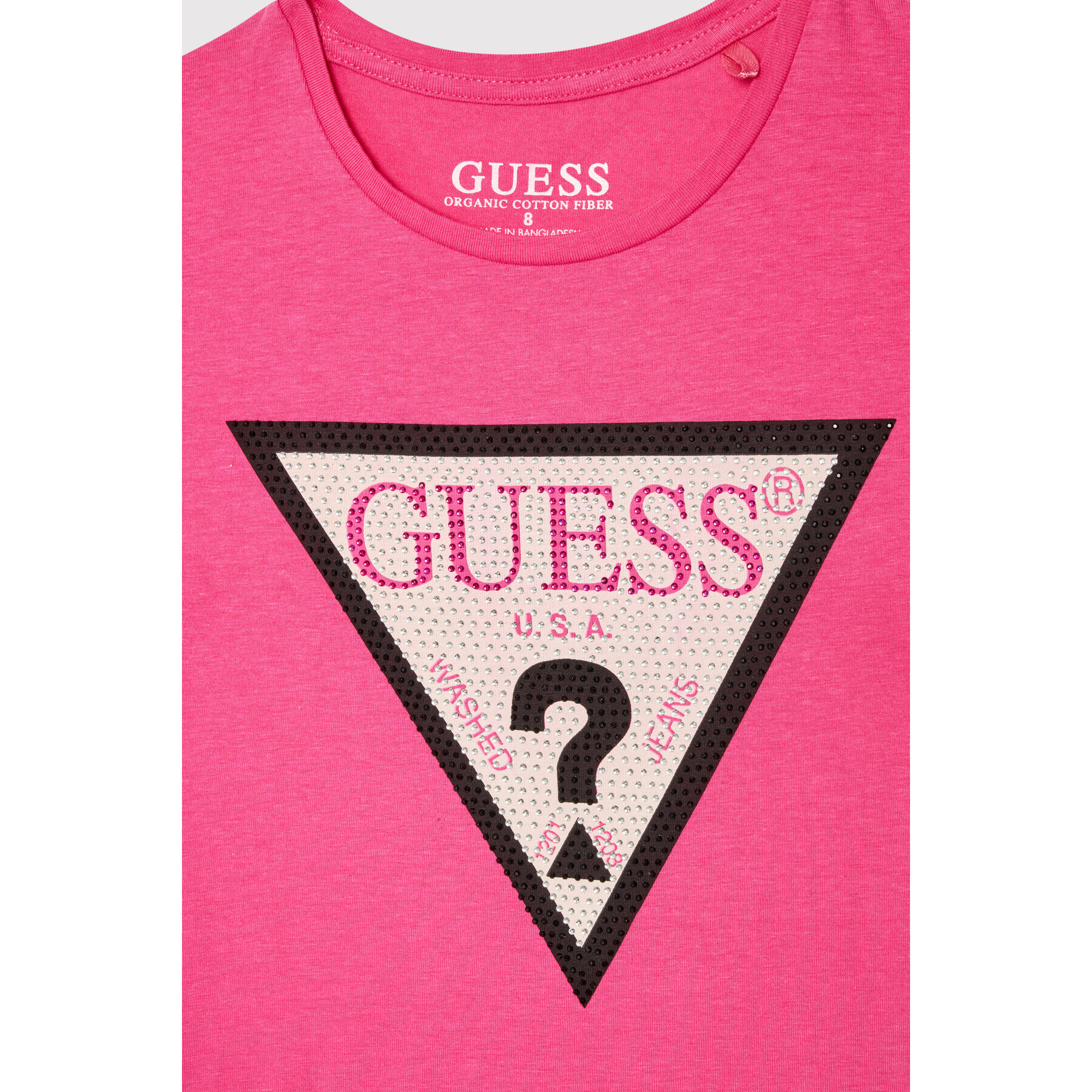 Guess Тишърт J1YI35 K6YW1 Розов Regular Fit - Pepit.bg