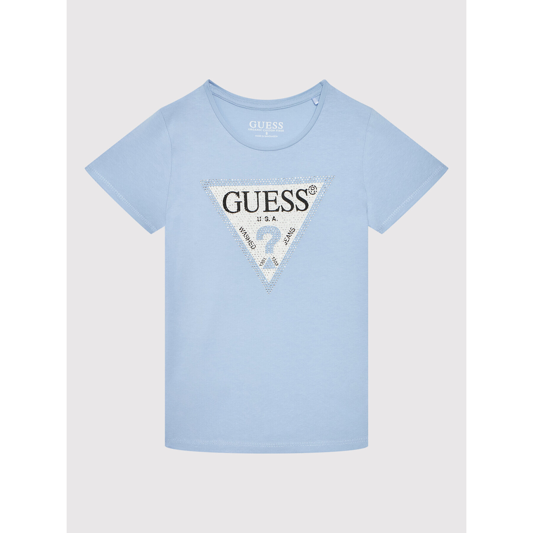 Guess Тишърт J1YI35 K6YW1 Син Regular Fit - Pepit.bg