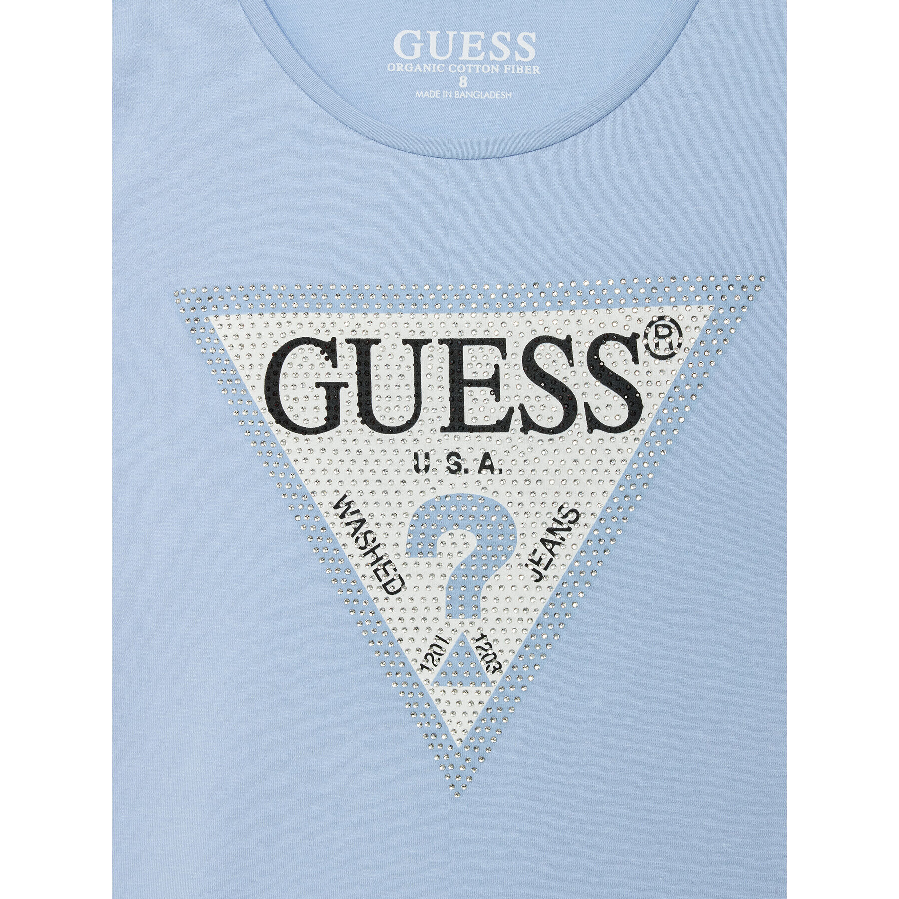 Guess Тишърт J1YI35 K6YW1 Син Regular Fit - Pepit.bg