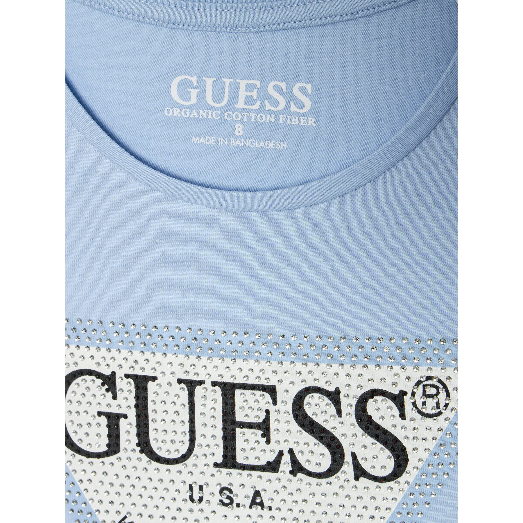 Guess Тишърт J1YI35 K6YW1 Син Regular Fit - Pepit.bg