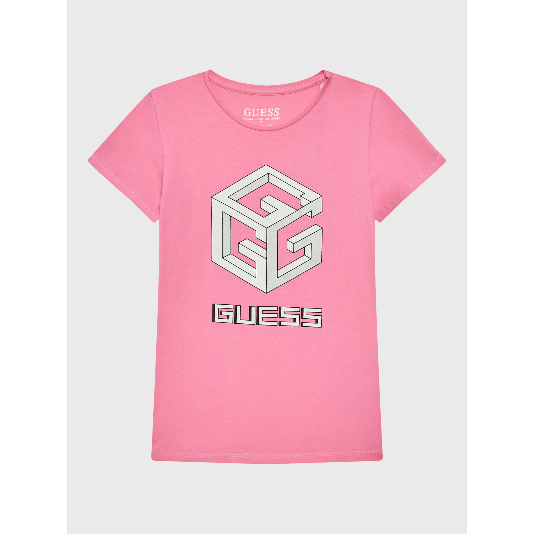 Guess Тишърт J2BI19 J1311 Розов Regular Fit - Pepit.bg