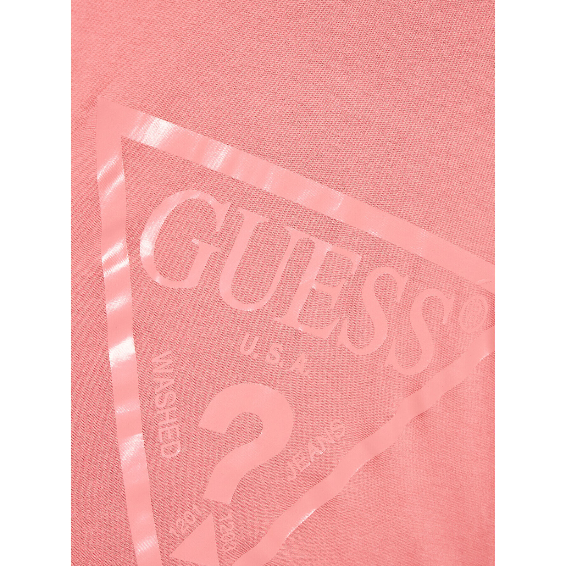 Guess Тишърт J2BI41 K8HM0 Розов Cropped Fit - Pepit.bg