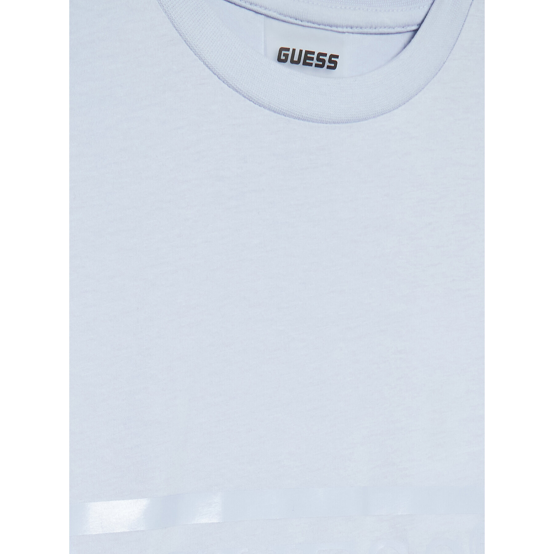 Guess Тишърт J2BI41 K8HM0 Син Cropped Fit - Pepit.bg