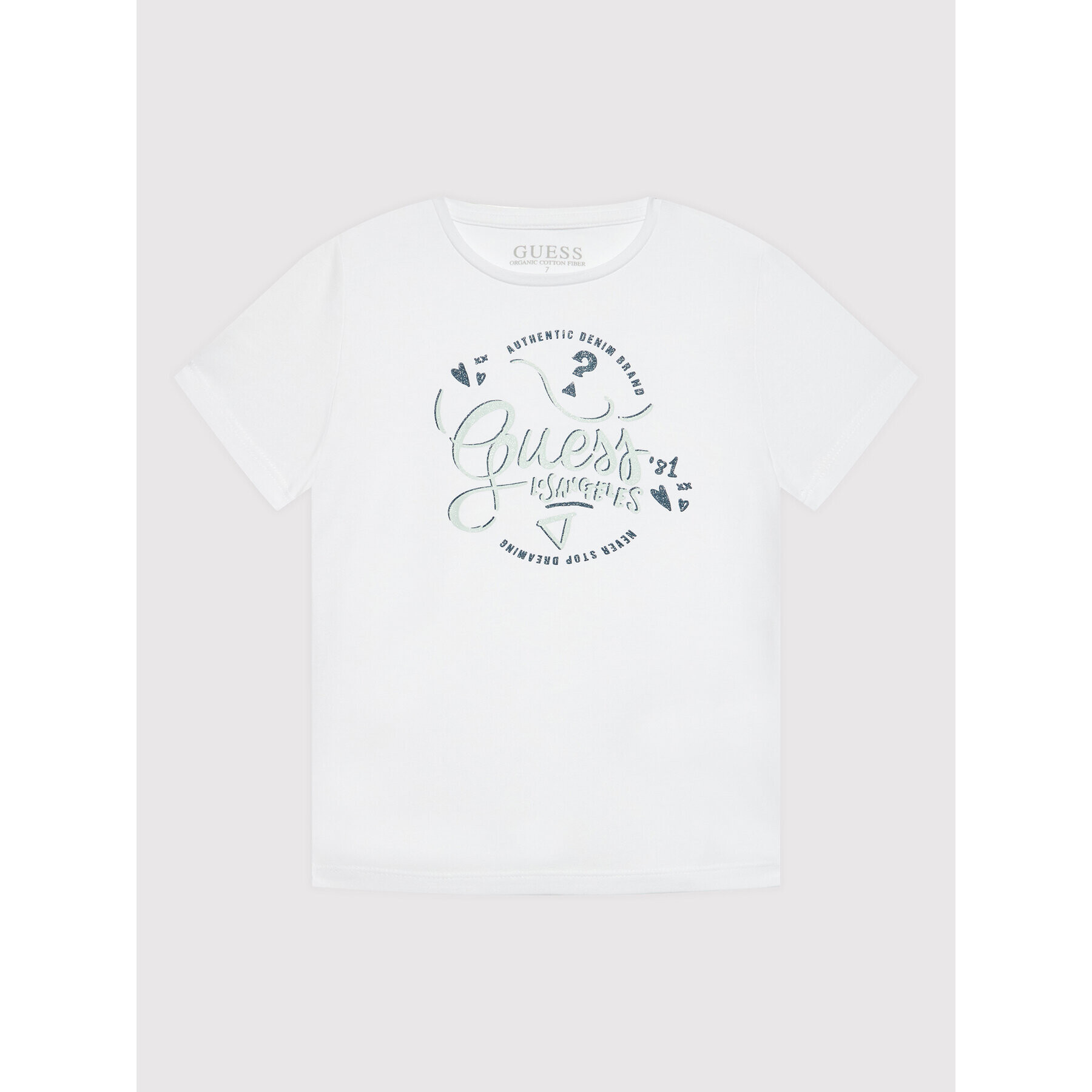 Guess Тишърт J2GI00 K6YW1 Бял Regular Fit - Pepit.bg