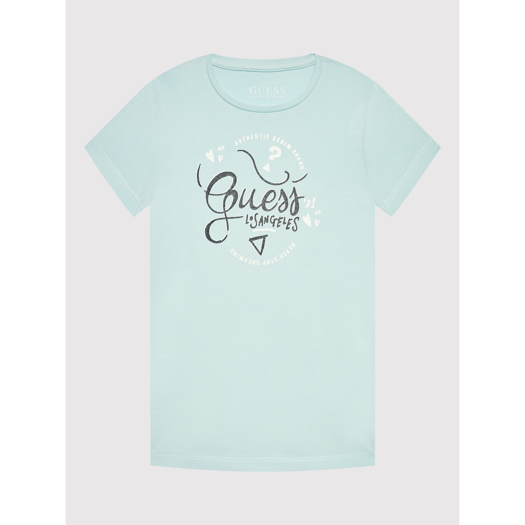 Guess Тишърт J2GI00 K6YW1 Син Regular Fit - Pepit.bg