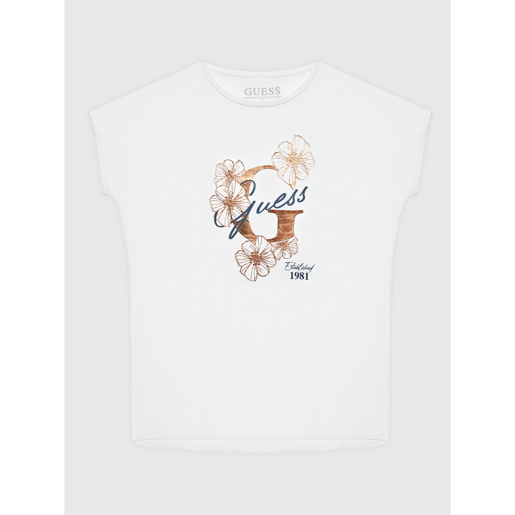 Guess Тишърт J2GI01 K6YW1 Бял Regular Fit - Pepit.bg