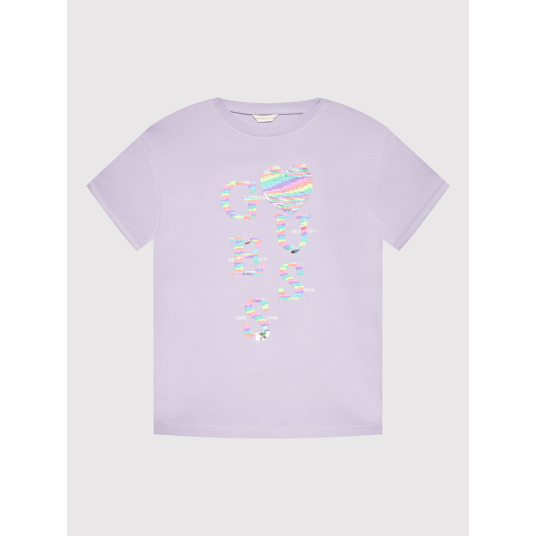 Guess Тишърт J2GI09 K6YW1 Виолетов Regular Fit - Pepit.bg