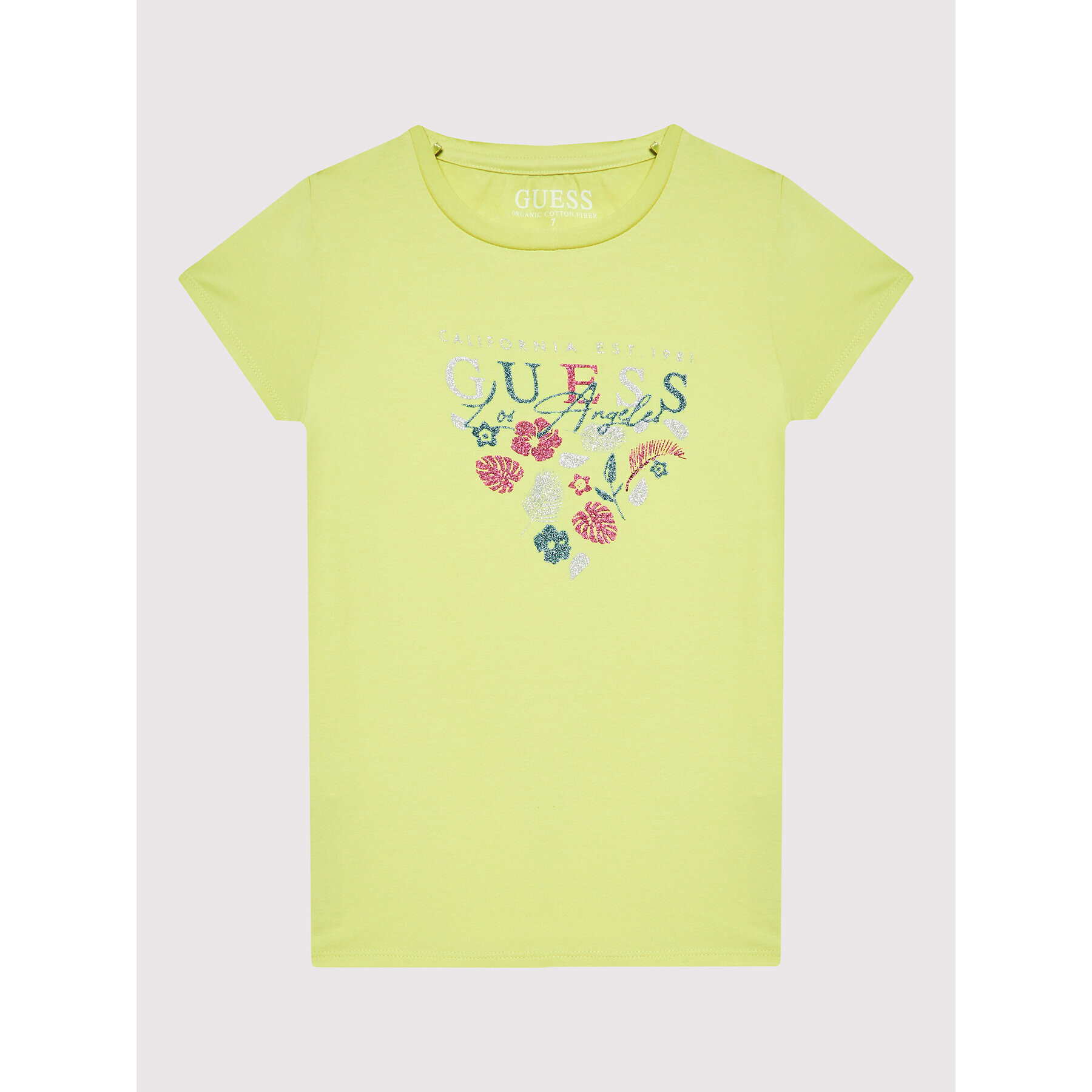 Guess Тишърт J2GI20 K6YW1 Зелен Regular Fit - Pepit.bg
