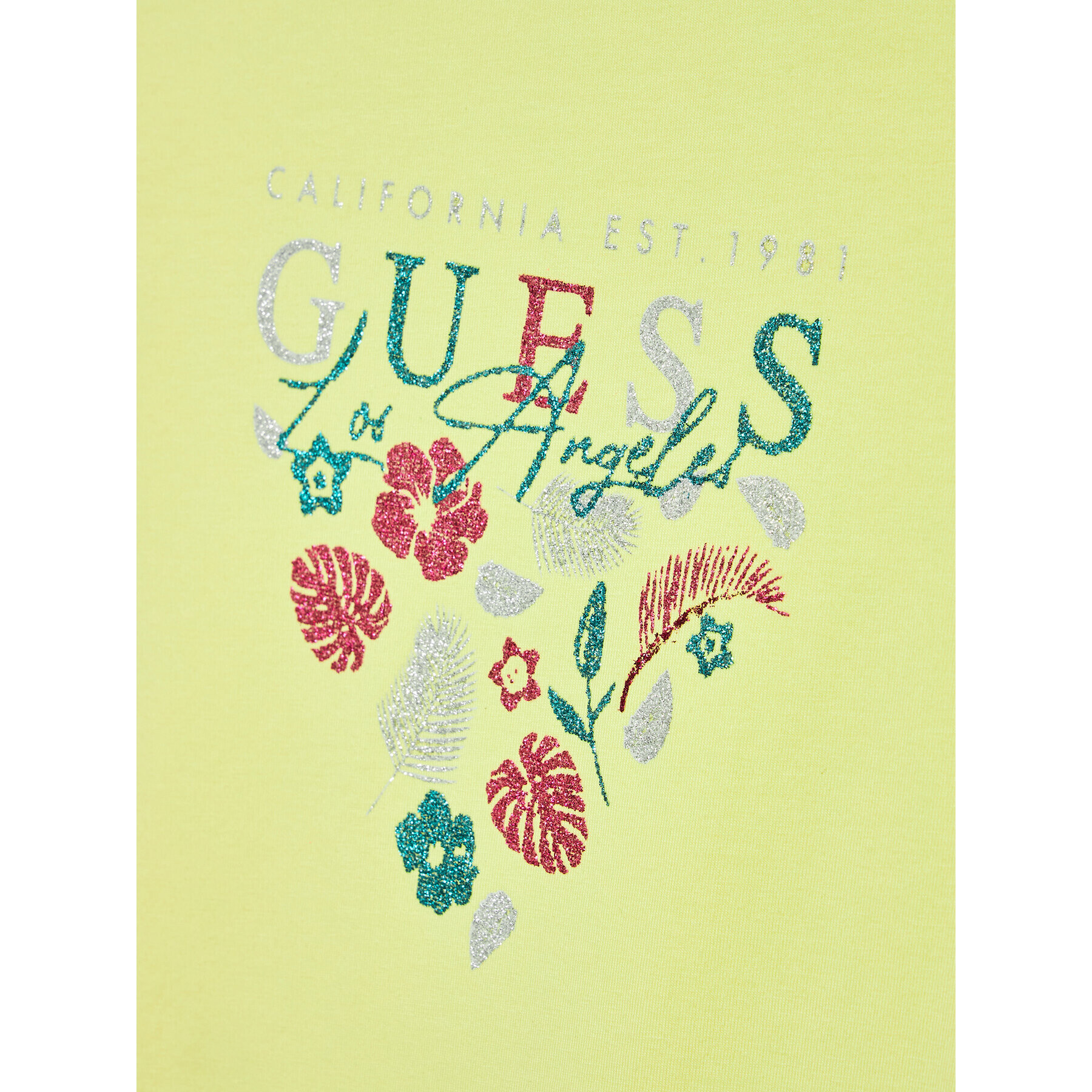 Guess Тишърт J2GI20 K6YW1 Зелен Regular Fit - Pepit.bg
