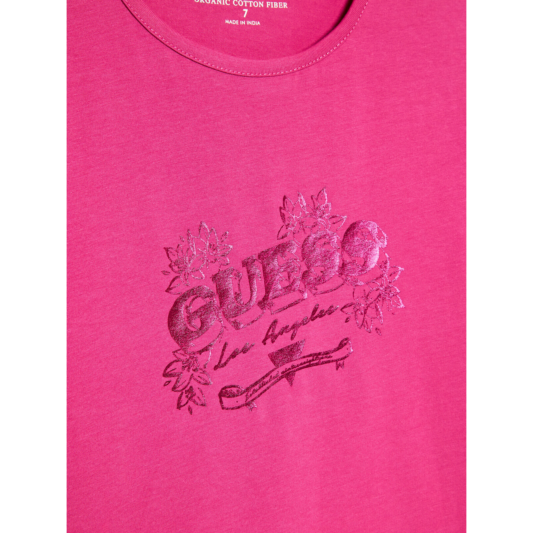 Guess Тишърт J2GI21 K6YW1 Розов Regular Fit - Pepit.bg