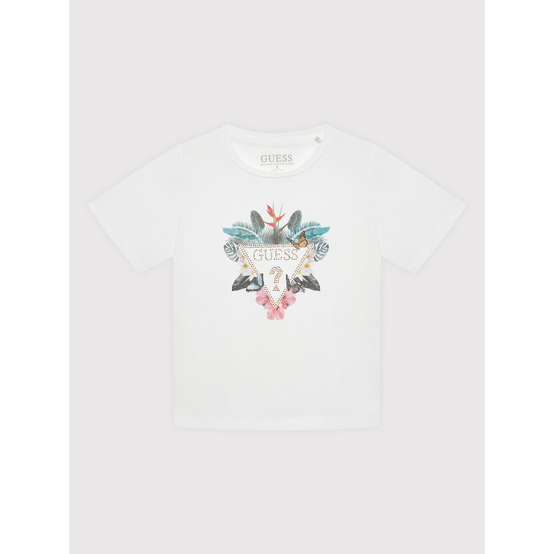 Guess Тишърт J2GI22 K6YW1 Бял Regular Fit - Pepit.bg