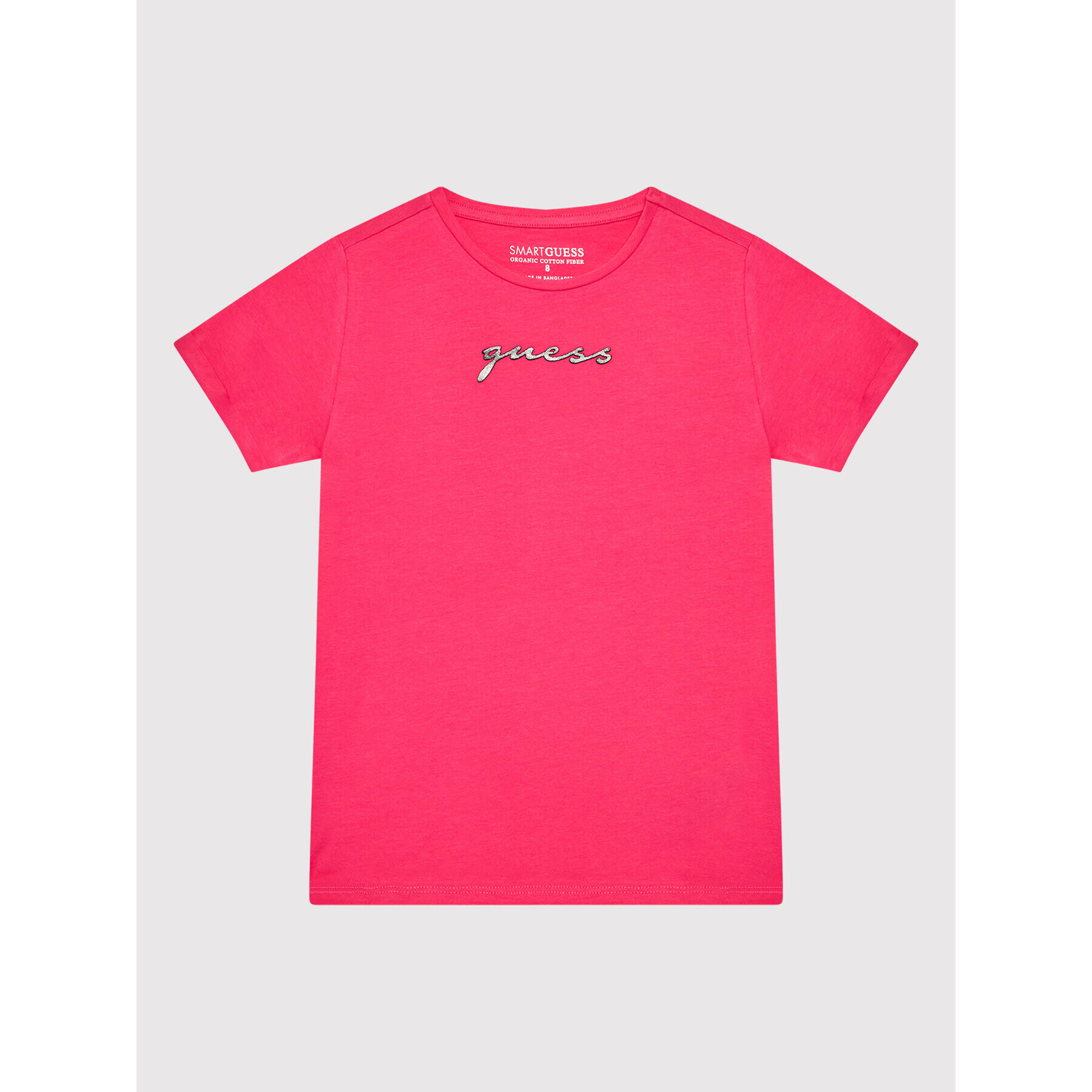 Guess Тишърт J2RI02 K6YW1 Розов Regular Fit - Pepit.bg