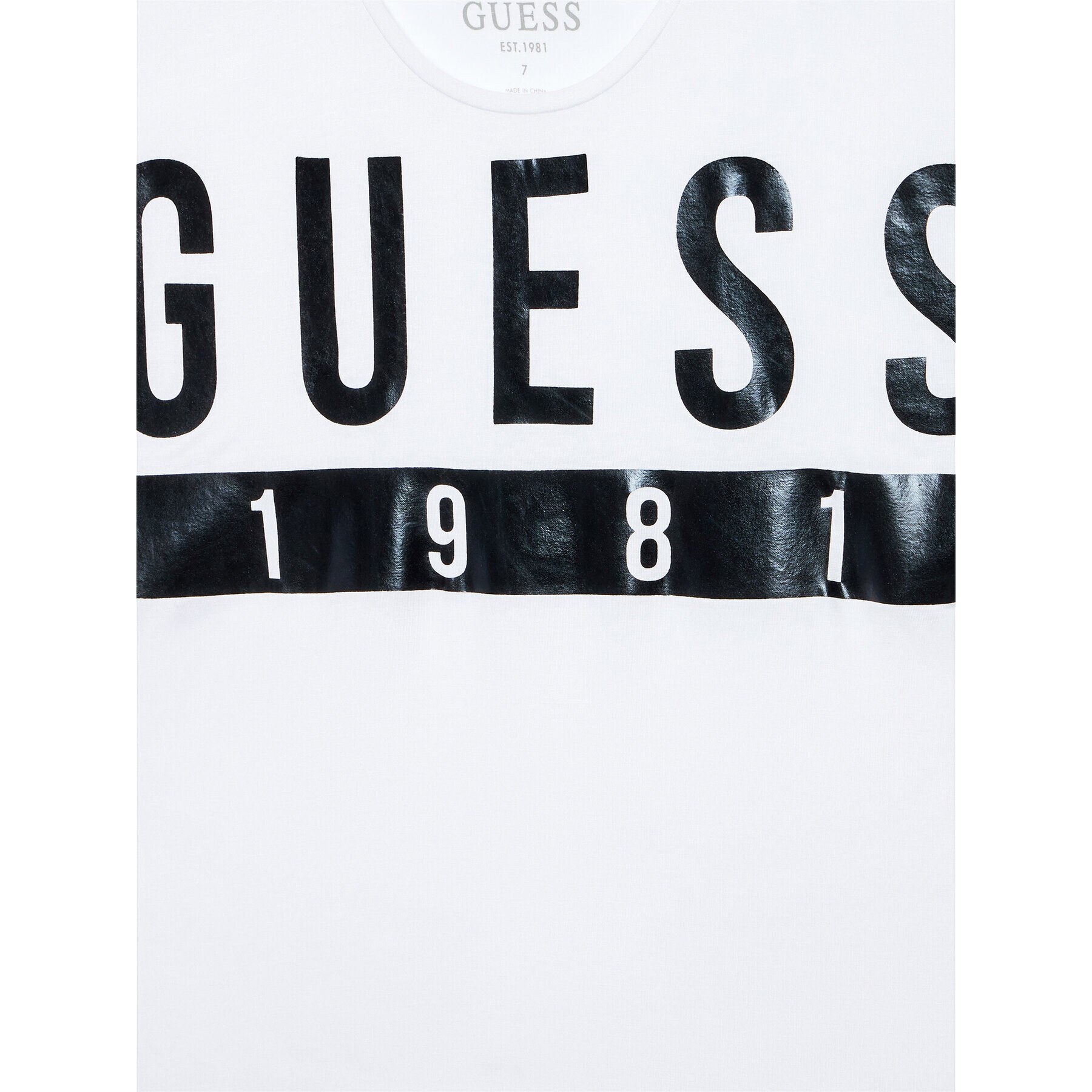 Guess Тишърт J2RI08 KAPO0 Бял Regular Fit - Pepit.bg