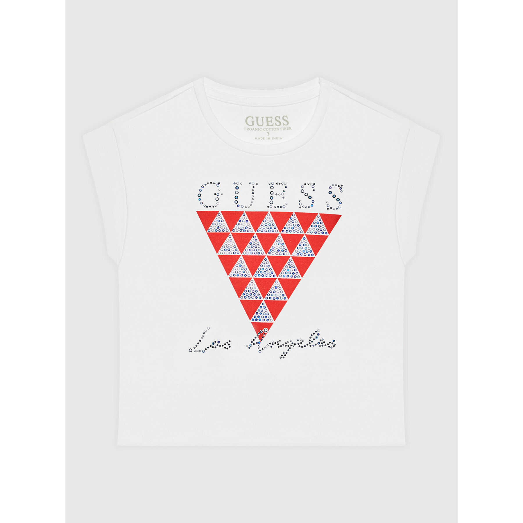 Guess Тишърт J2RI18 K6YW1 Бял Regular Fit - Pepit.bg