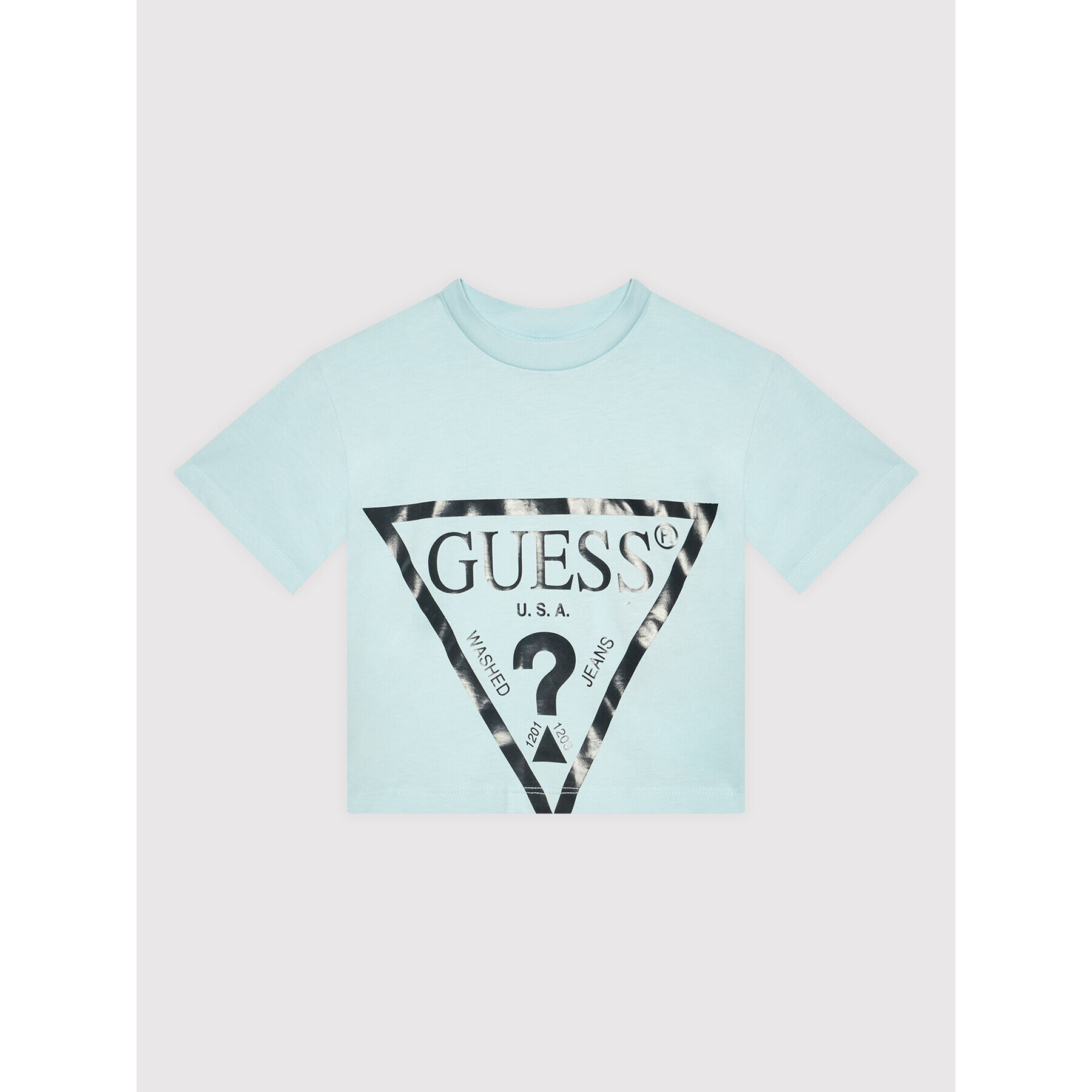 Guess Тишърт J2RI31 K8HM0 Син Regular Fit - Pepit.bg