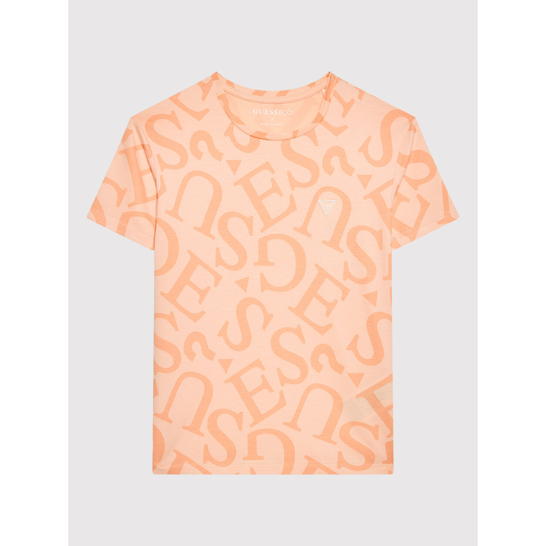Guess Тишърт J2YI06 K6YW3 Оранжев Regular Fit - Pepit.bg