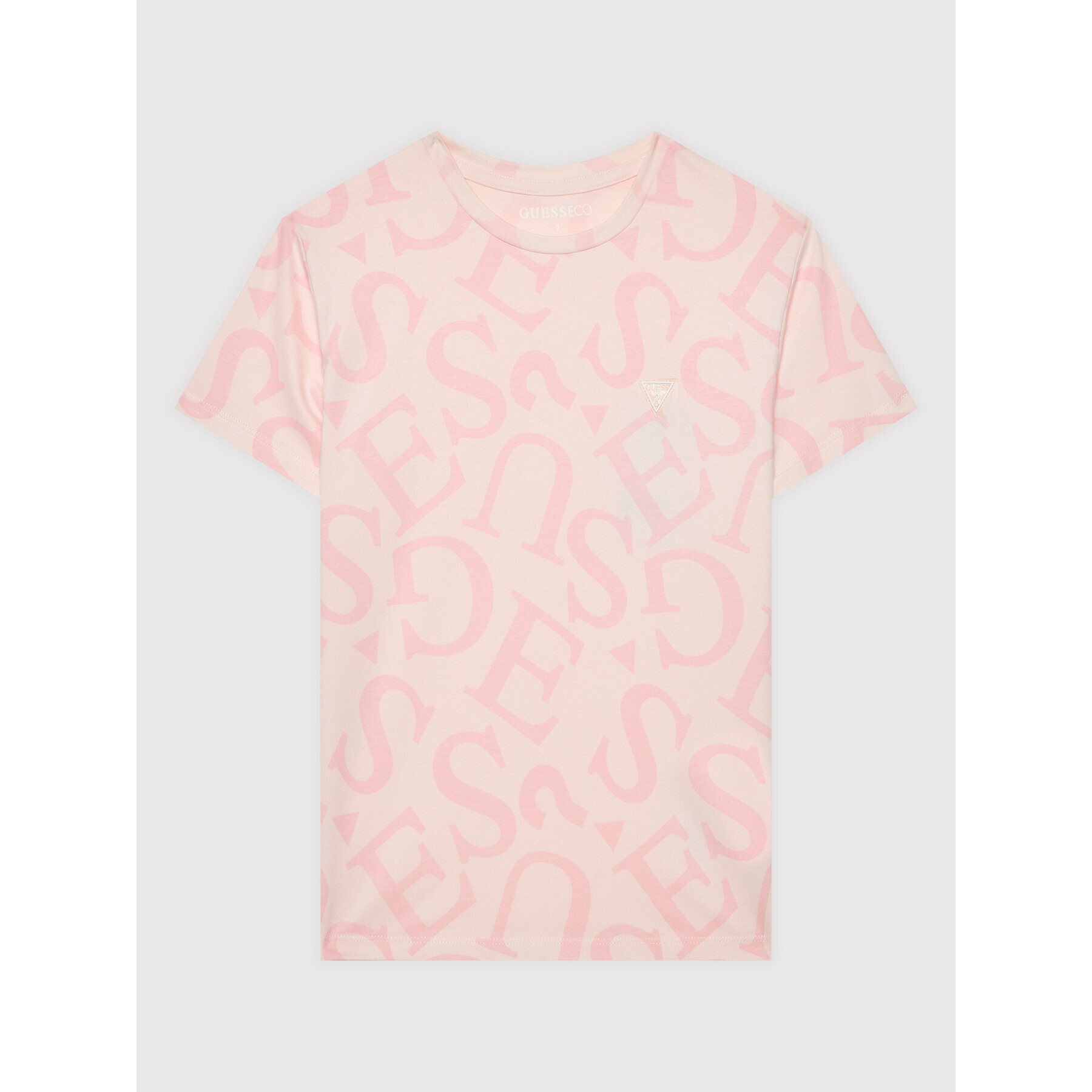 Guess Тишърт J2YI06 K6YW3 Розов Regular Fit - Pepit.bg