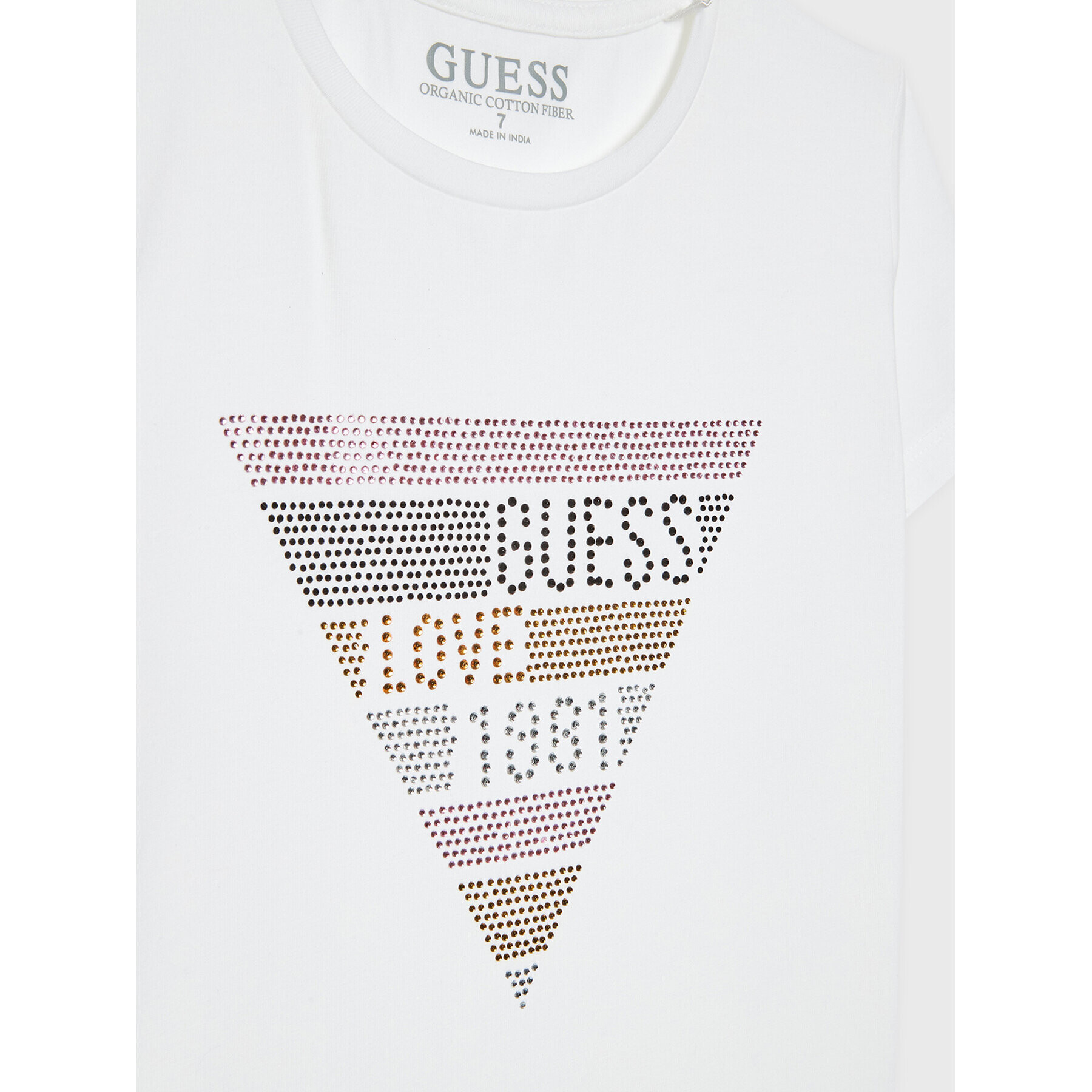 Guess Тишърт J2YI08 K6YW1 Бял Regular Fit - Pepit.bg