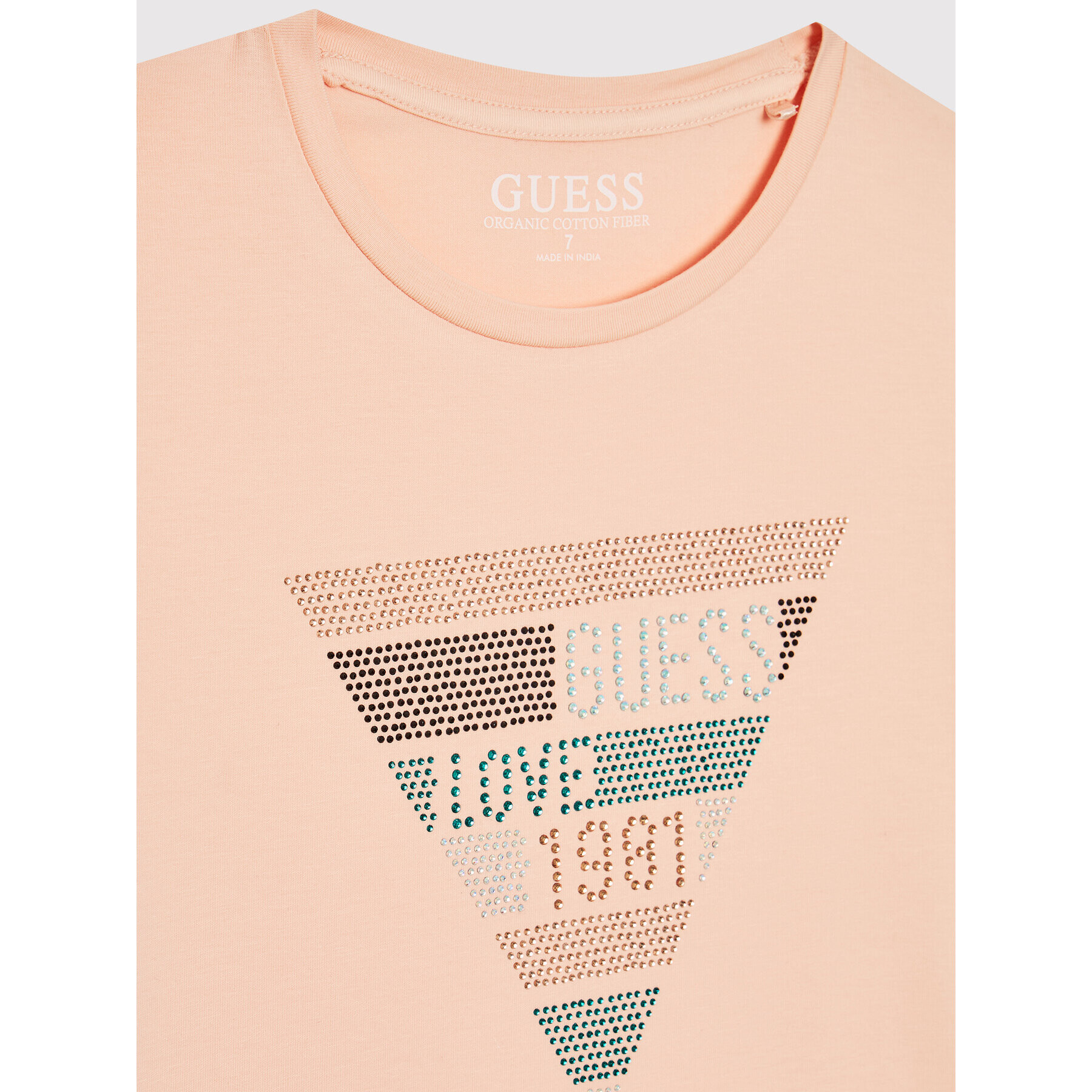 Guess Тишърт J2YI08 K6YW1 Розов Regular Fit - Pepit.bg