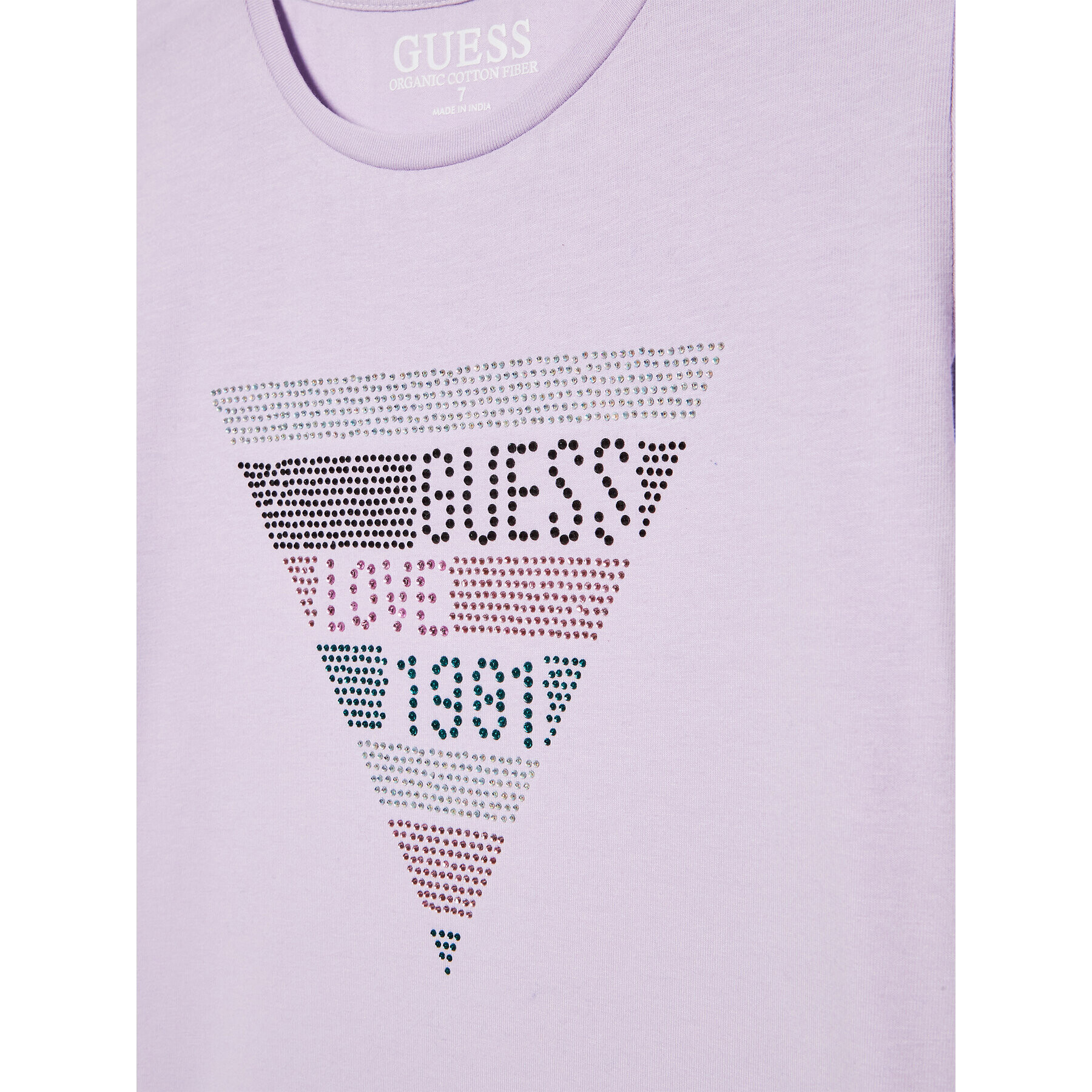 Guess Тишърт J2YI08 K6YW1 Виолетов Regular Fit - Pepit.bg