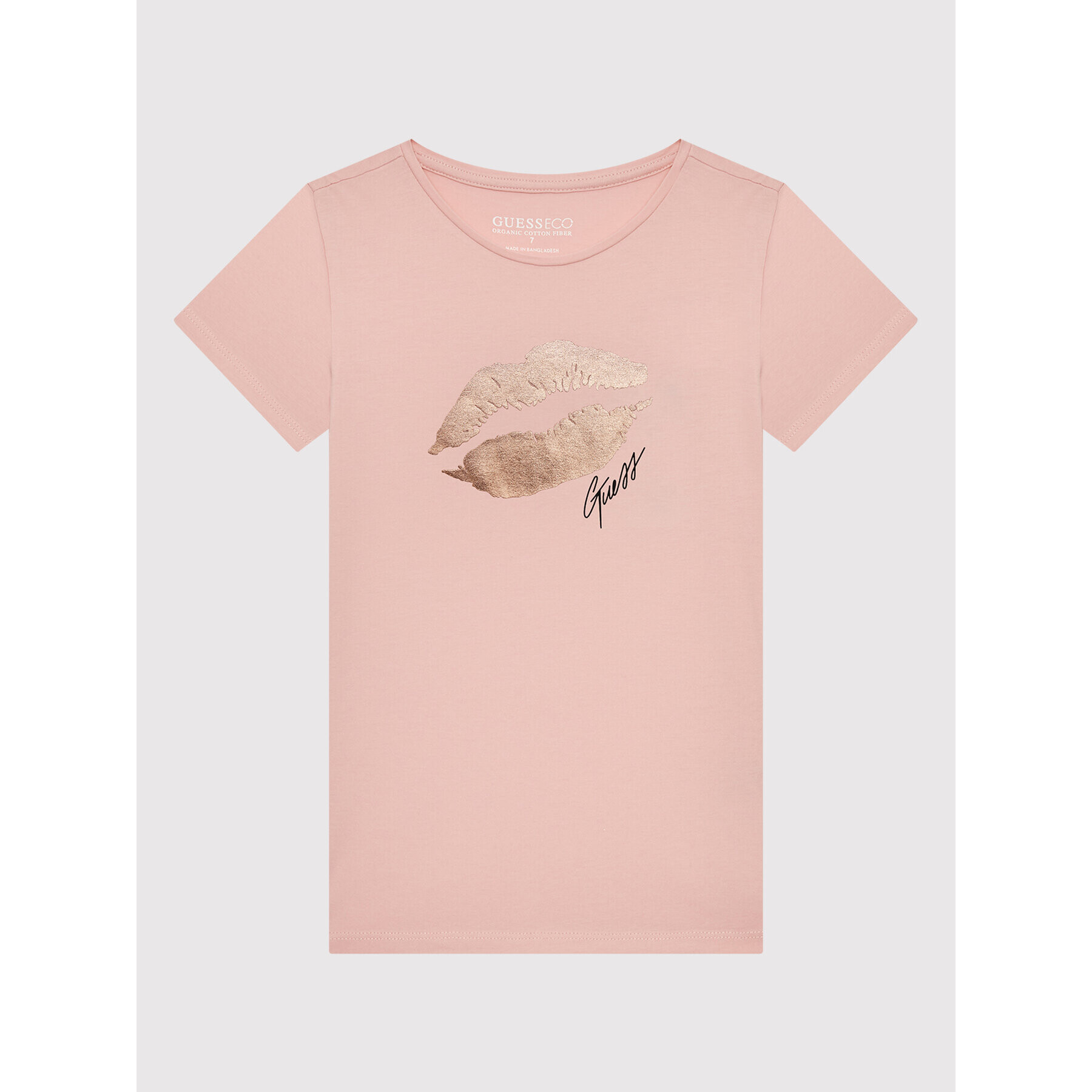 Guess Тишърт J2YI13 K6YW1 Розов Regular Fit - Pepit.bg