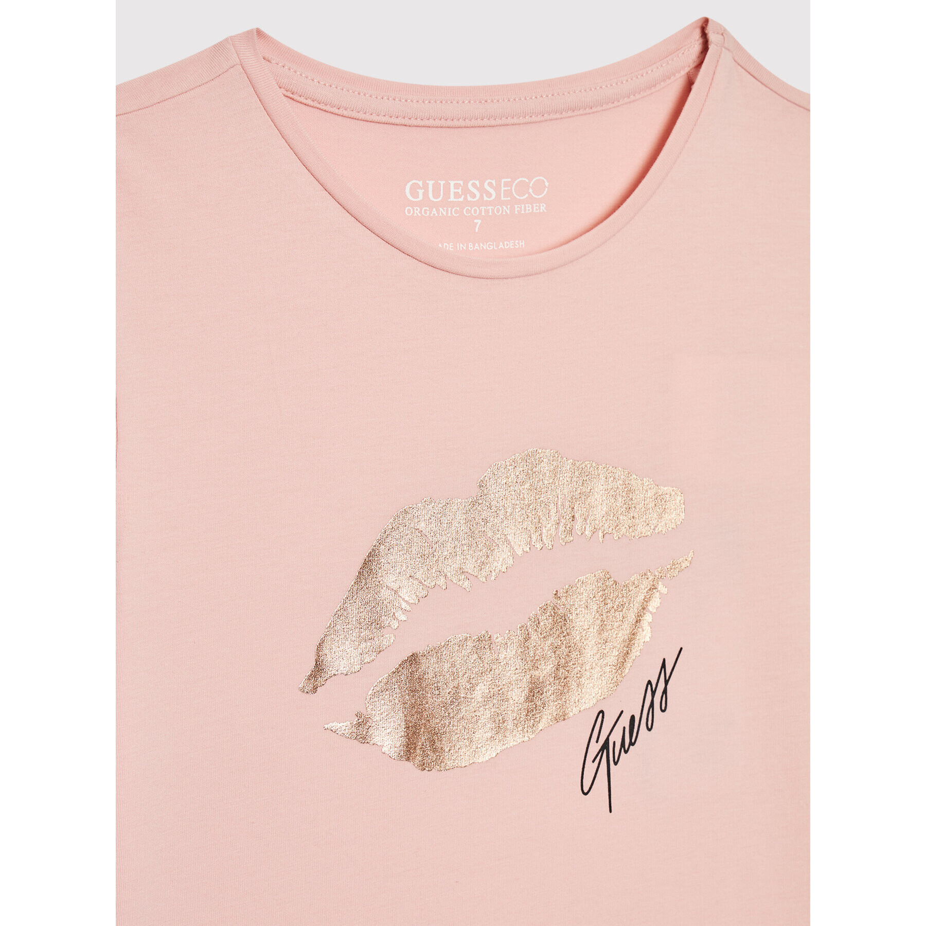 Guess Тишърт J2YI13 K6YW1 Розов Regular Fit - Pepit.bg