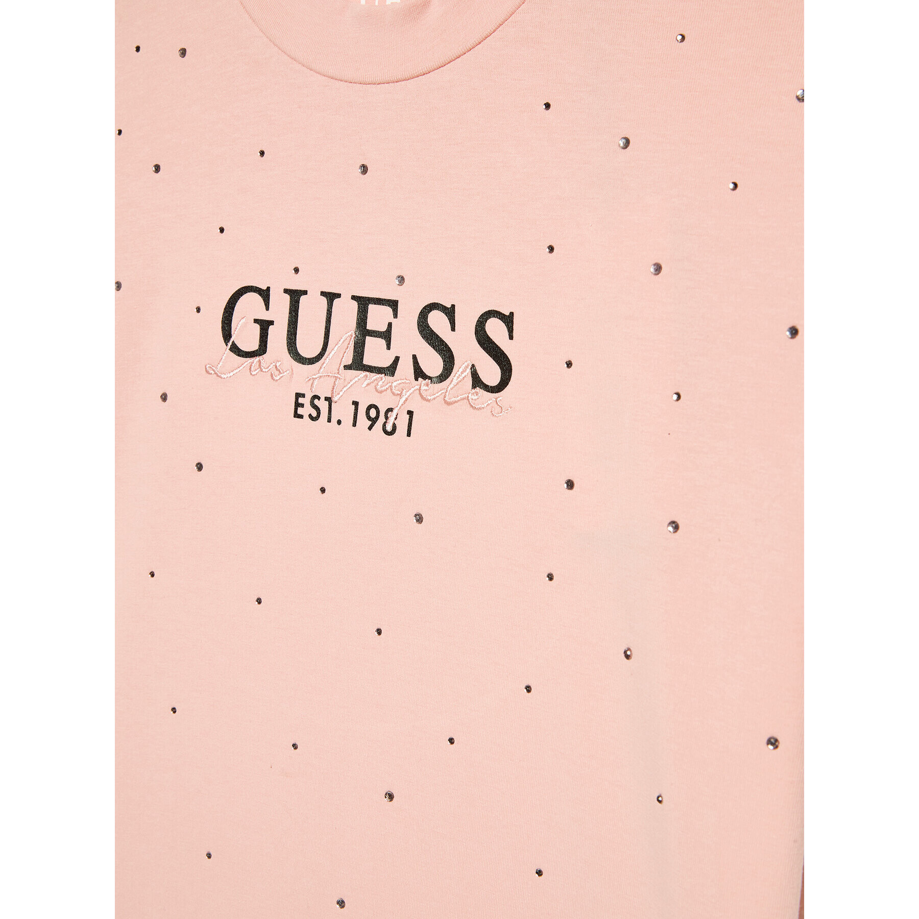 Guess Тишърт J2YI15 K6YW1 Розов Regular Fit - Pepit.bg