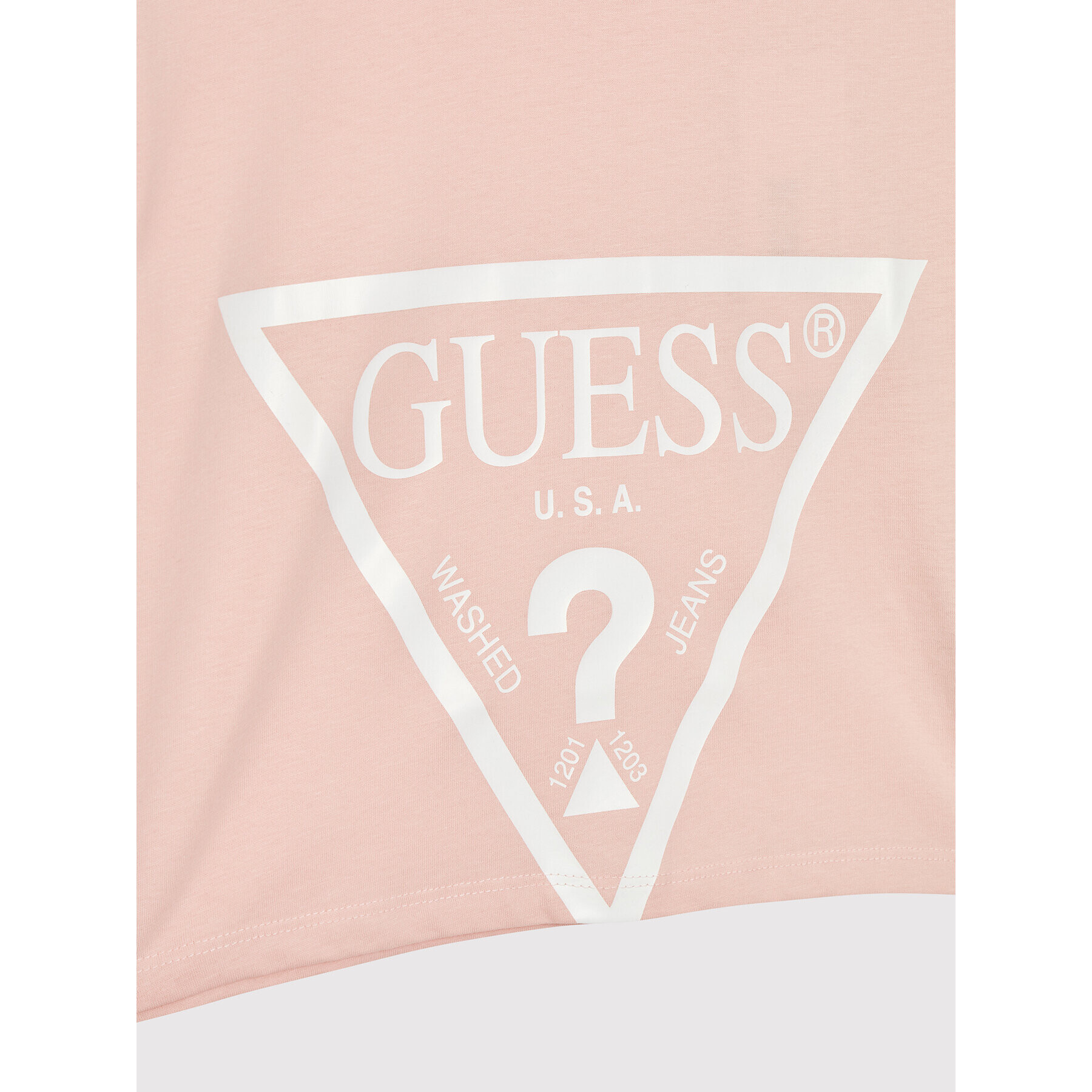 Guess Тишърт J2YI38 K8HM0 Розов Regular Fit - Pepit.bg