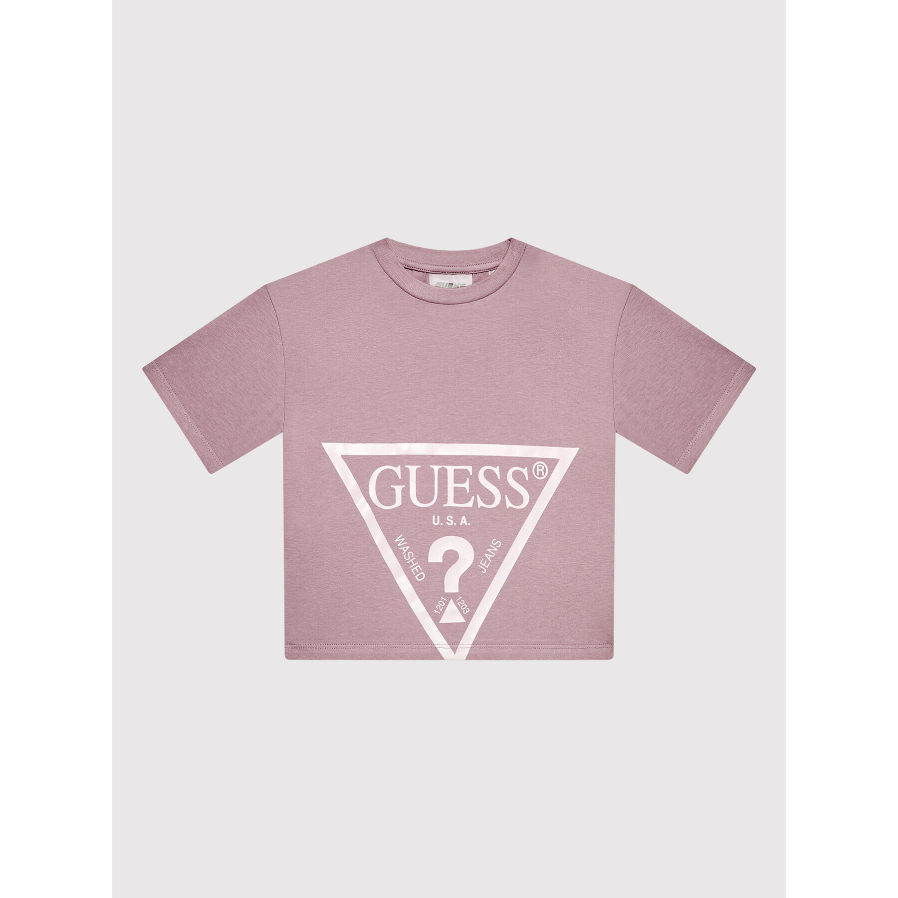 Guess Тишърт J2YI38 K8HM0 Виолетов Regular Fit - Pepit.bg