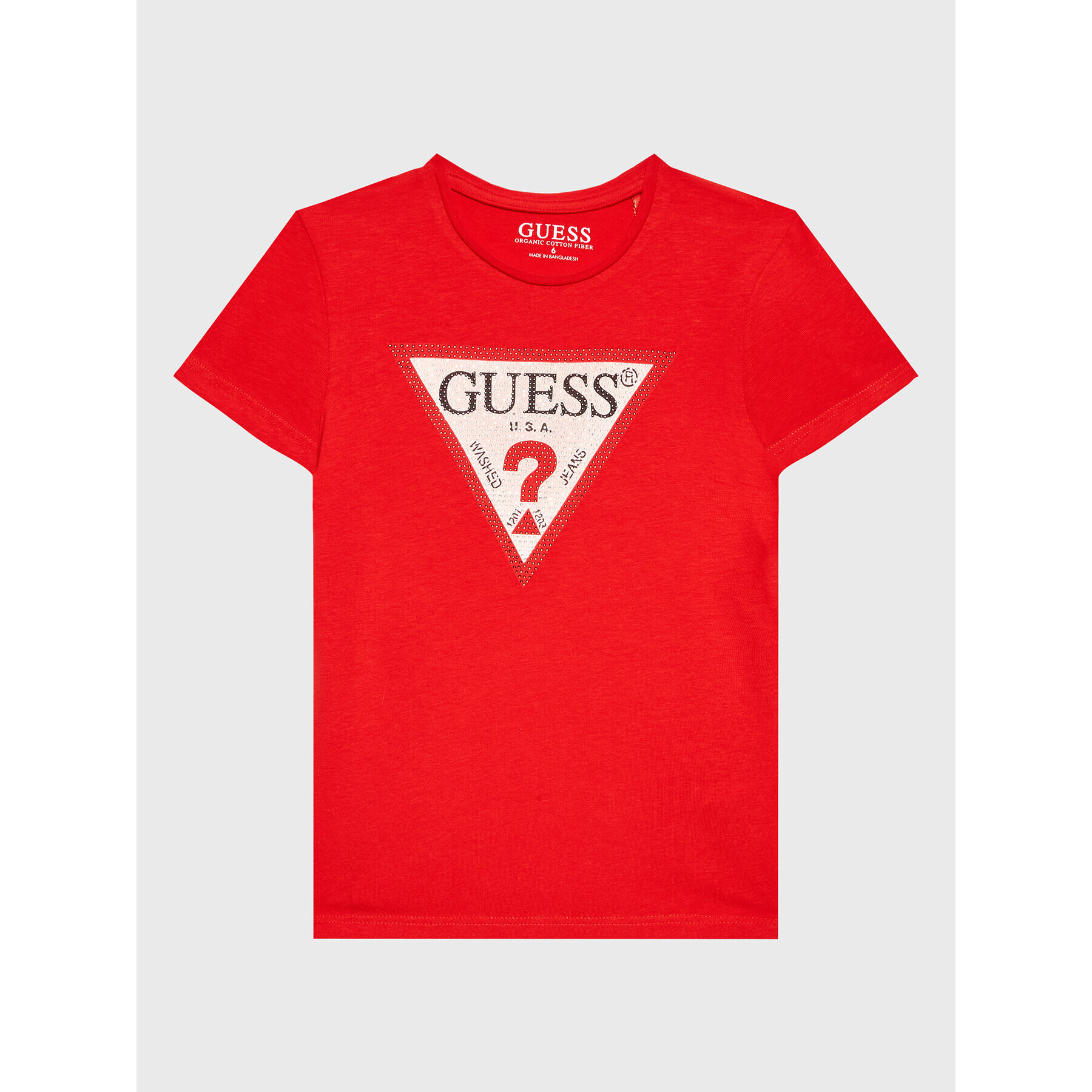 Guess Тишърт J2YI51 K6YW1 Червен Regular Fit - Pepit.bg